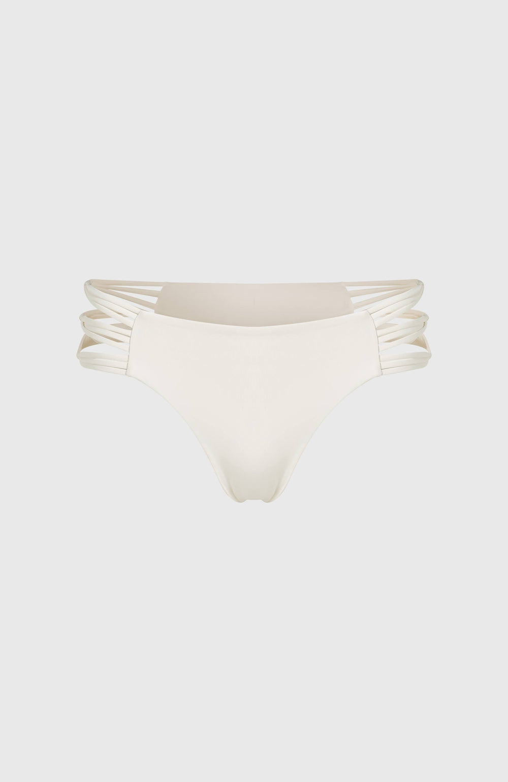 Boulders Strappy Sides Bikini Bottoms Snow White