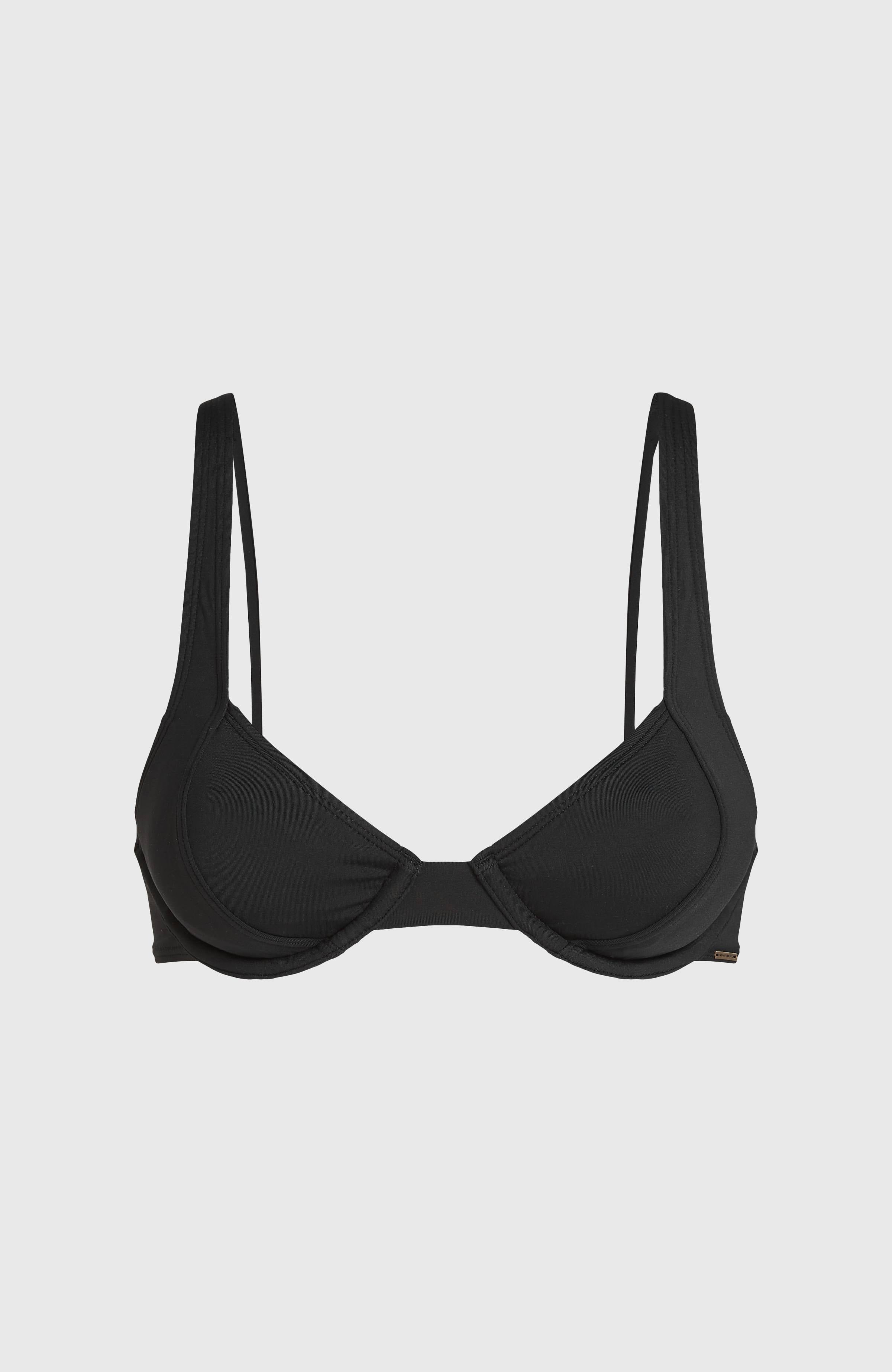 Elsie Underwire Bikini Top Black Out