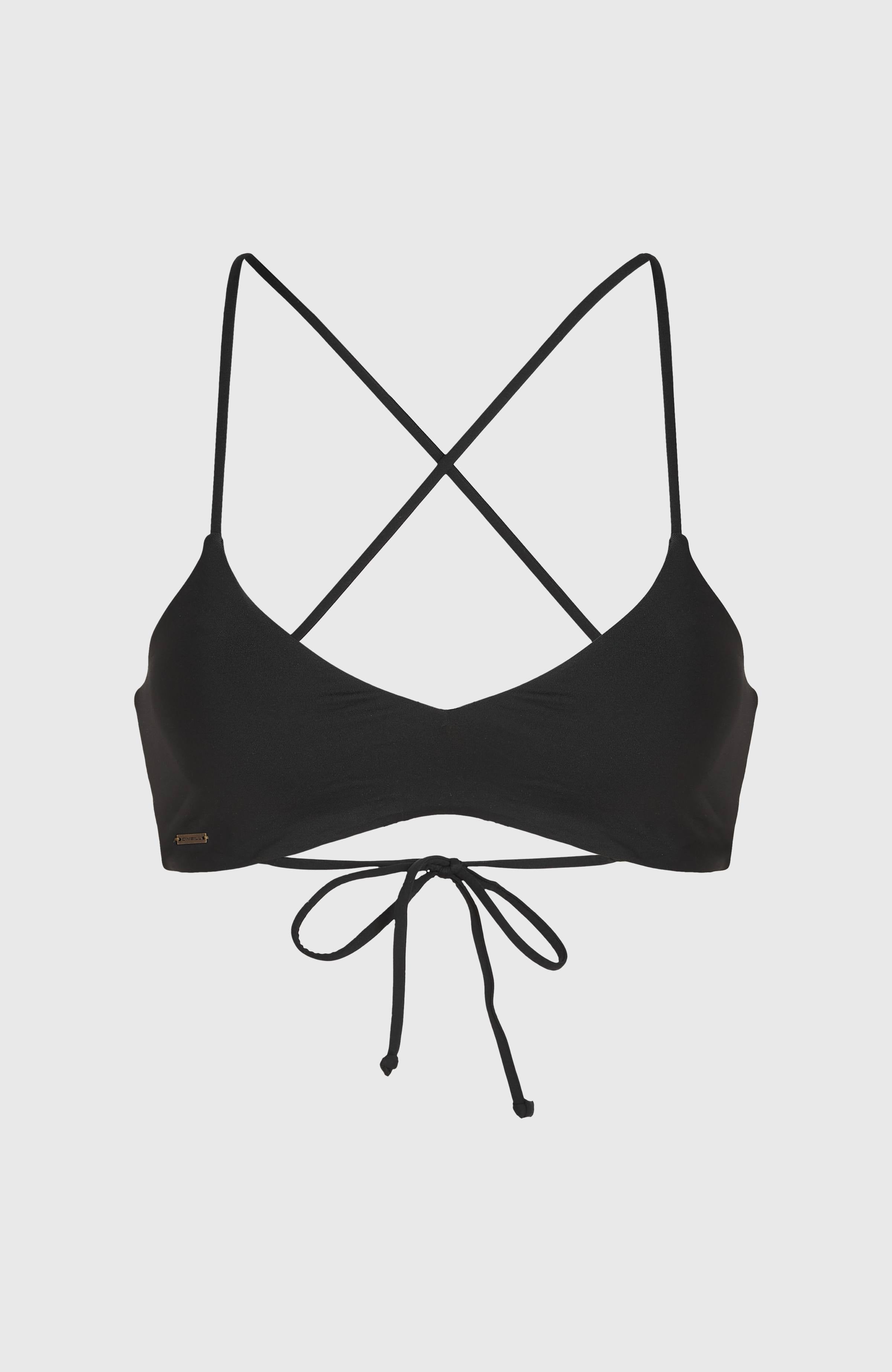 Huntington Bralette Bikini Top Black Out