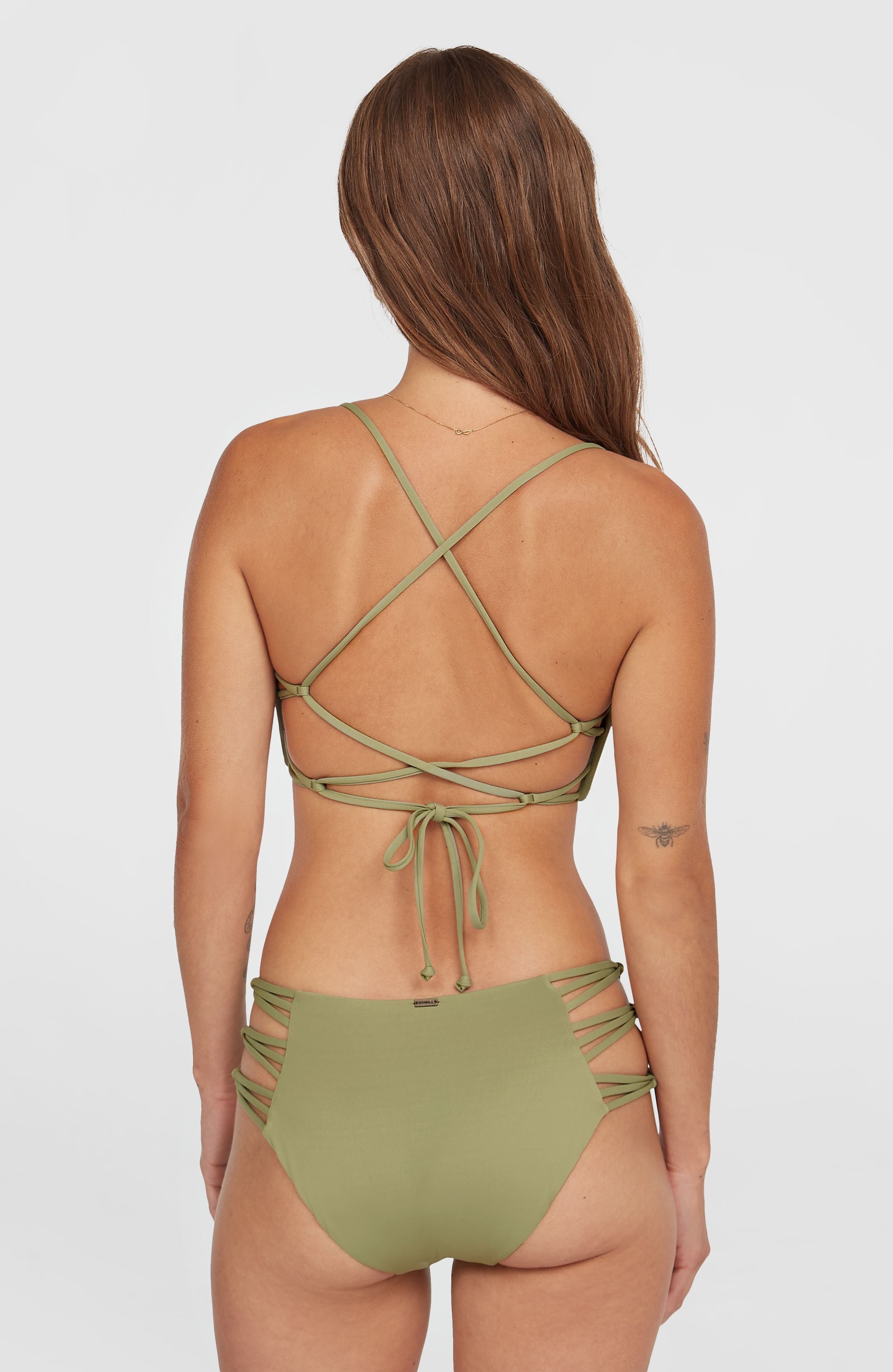 Huntington Bralette Bikini Top Avery Fern