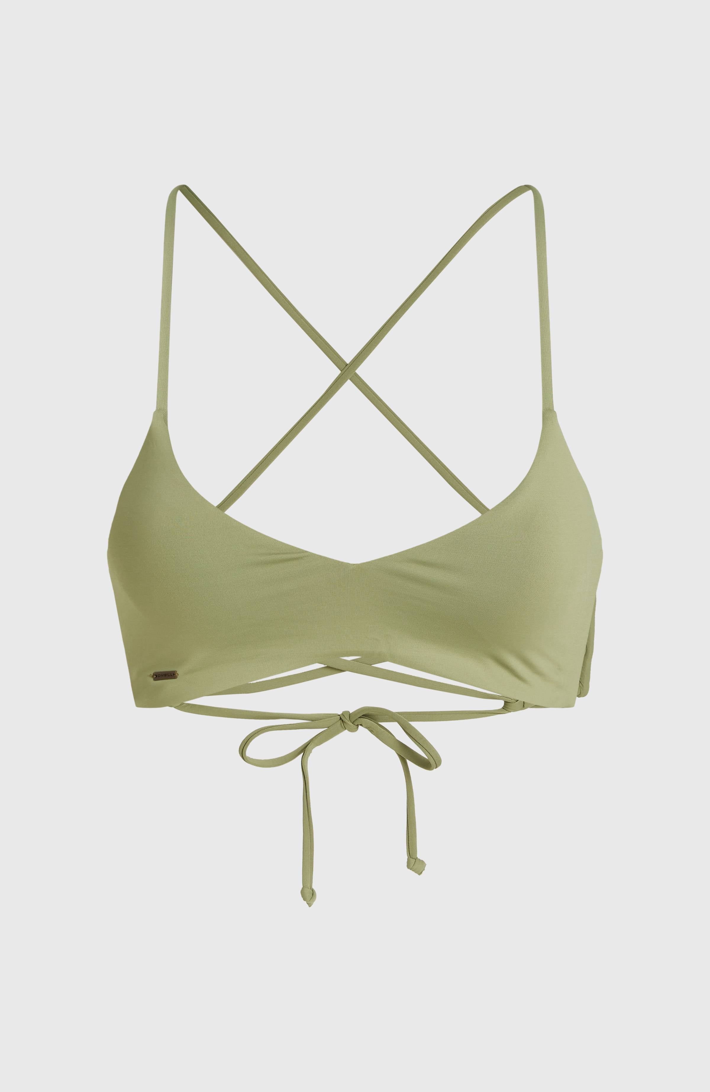 Huntington Bralette Bikini Top Avery Fern
