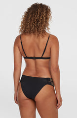 Seaside Boulder Embroidery Bikini Set Black Out