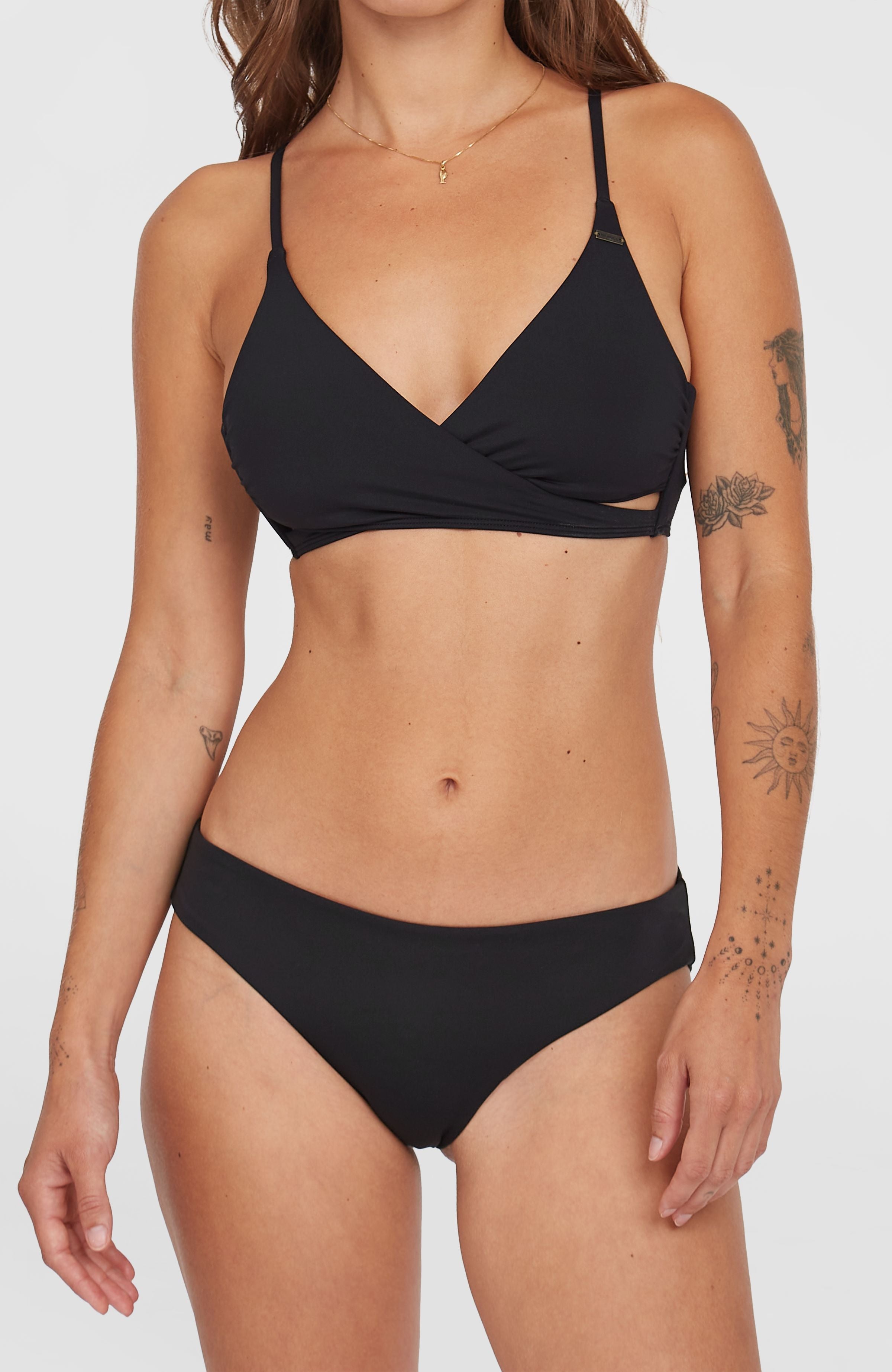 Maoi Bikini Bottoms Black Out