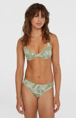 Saltwater Elsie Rita Bikini Set Green Textured Jungle