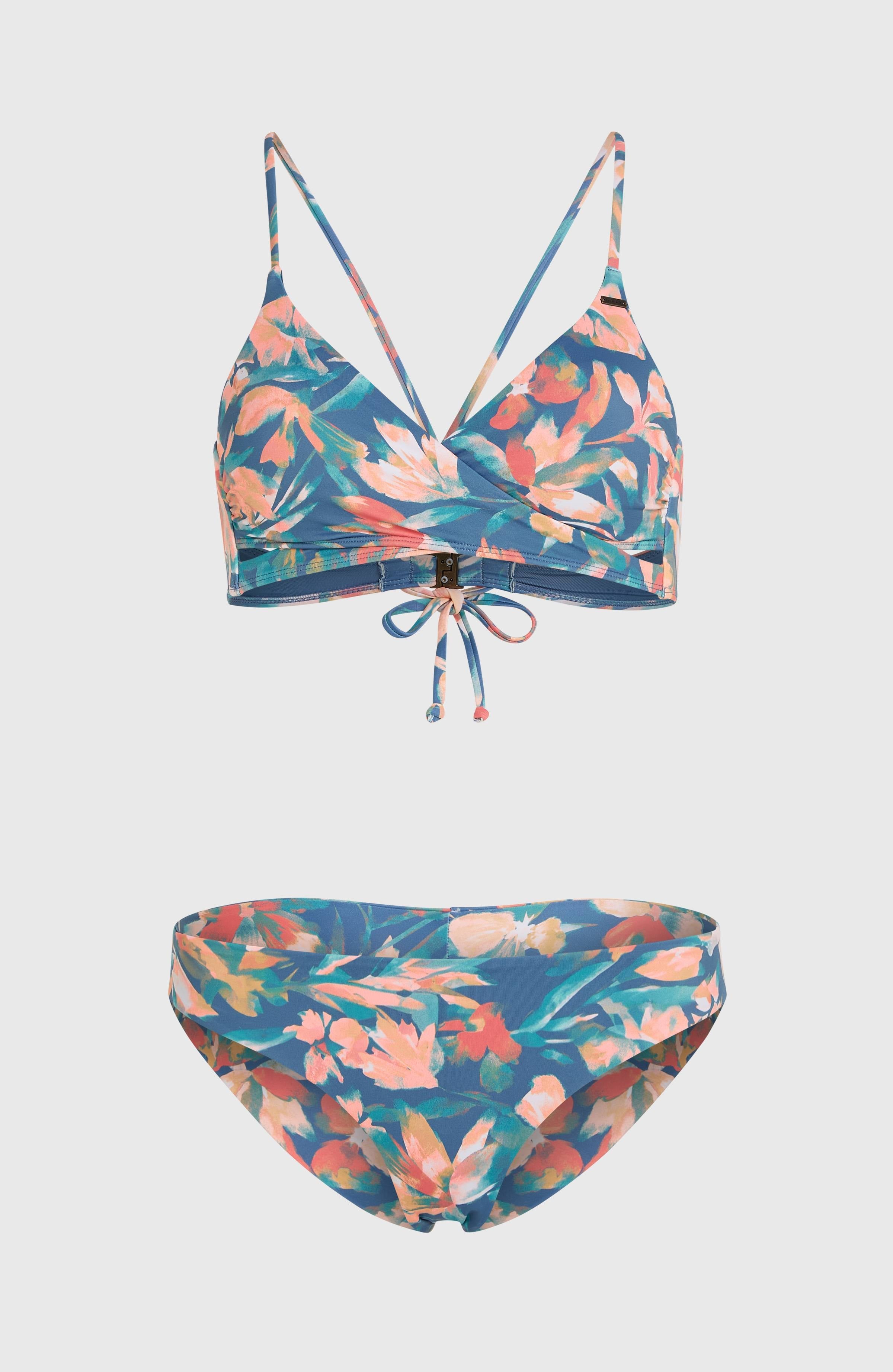 Essentials Baay Maoi Bikini Set Blue Painted Tropics