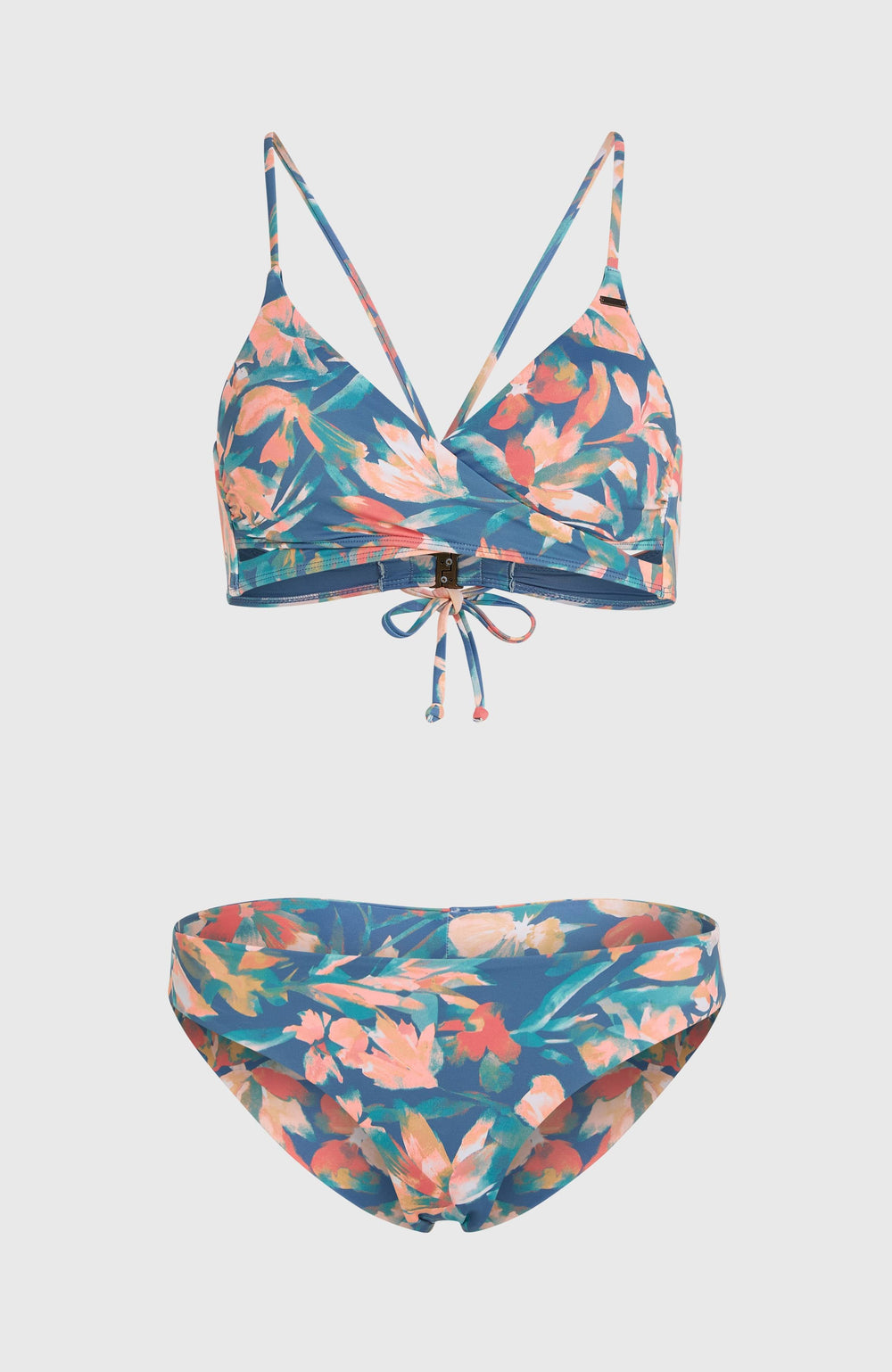 Essentials Baay Maoi Bikini Set Blue Painted Tropics