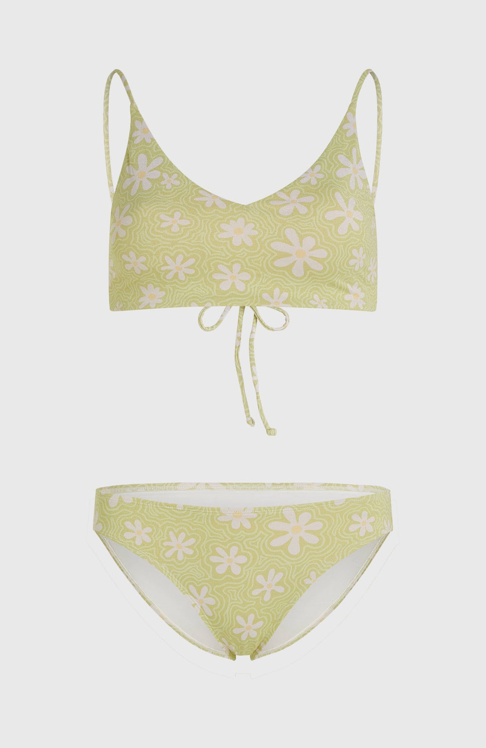 Beach Vintage Midles Rita Bikini Set Green Daisyline