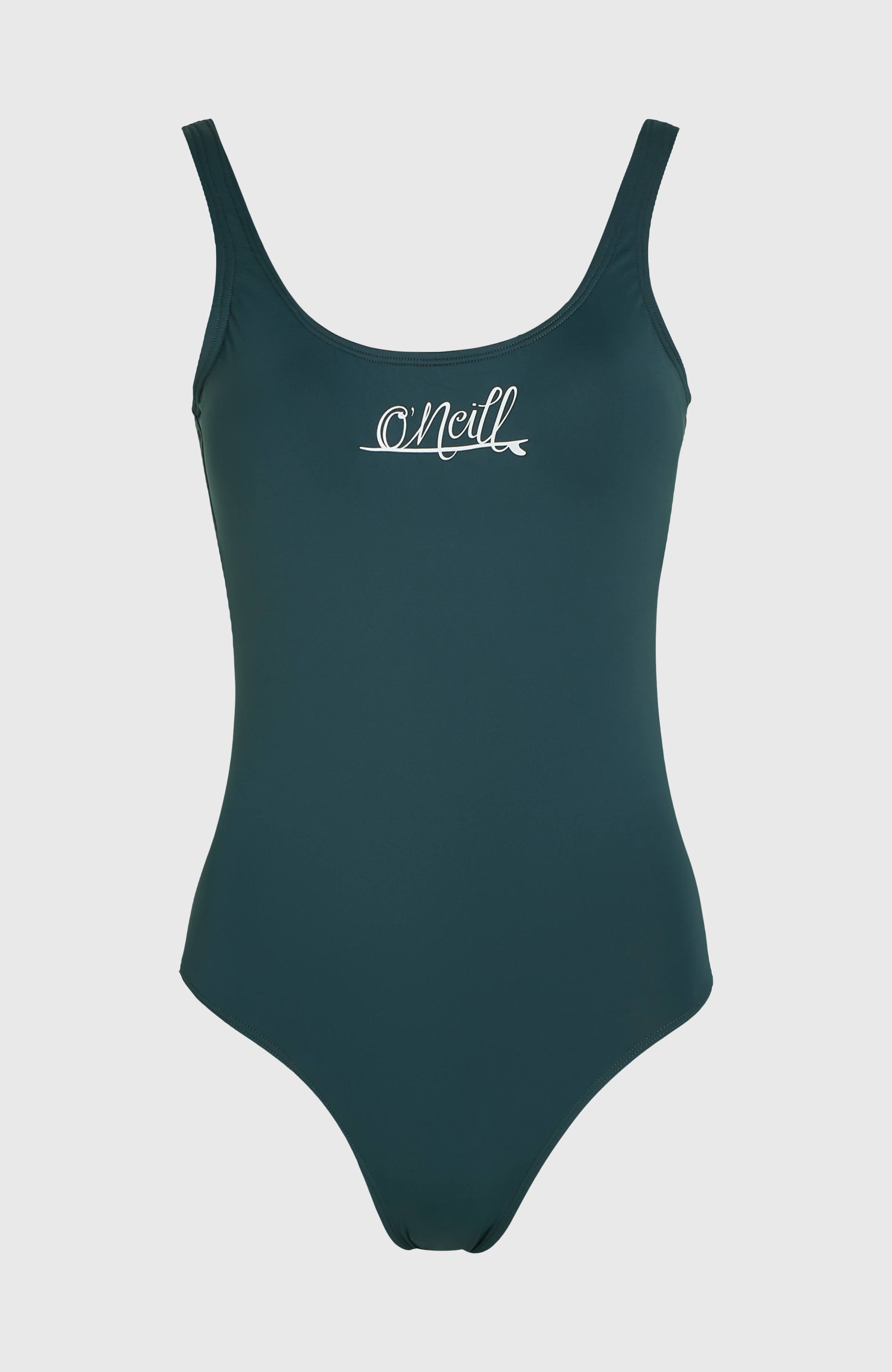 Essentials Script Swimsuit Alma Steel
