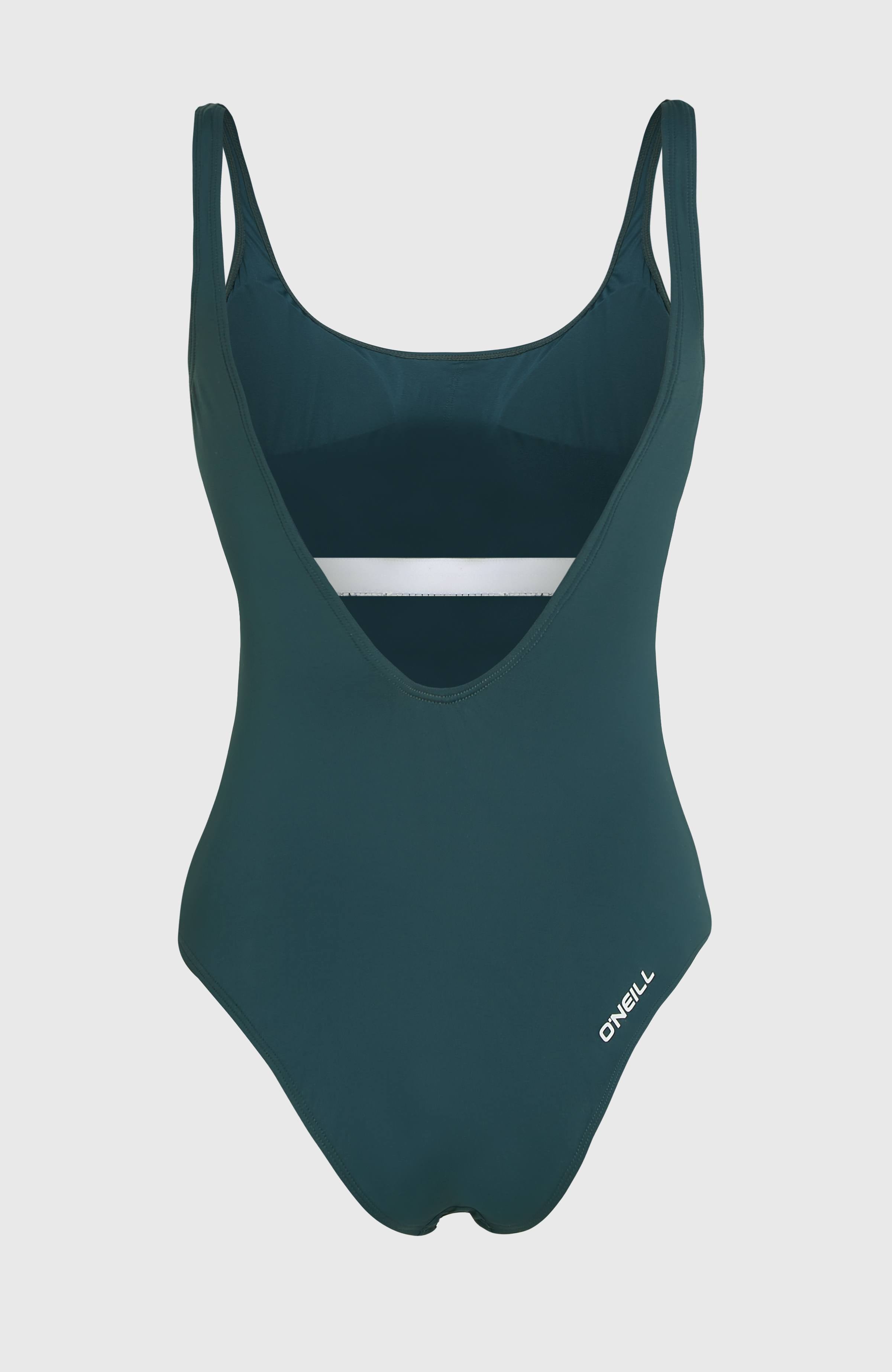 Essentials Script Swimsuit Alma Steel