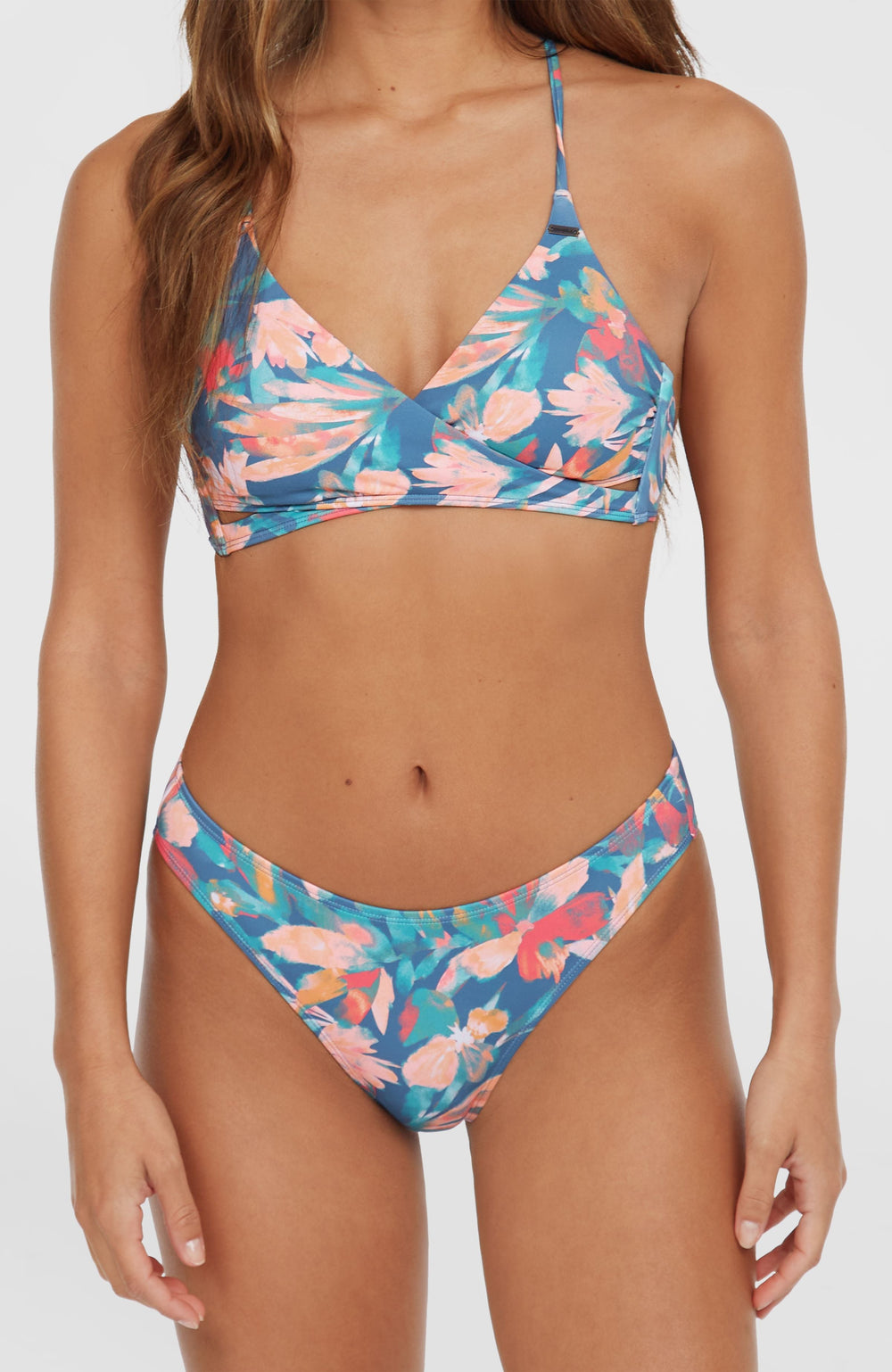 Rita Bikini Bottoms Blue Painted Tropics