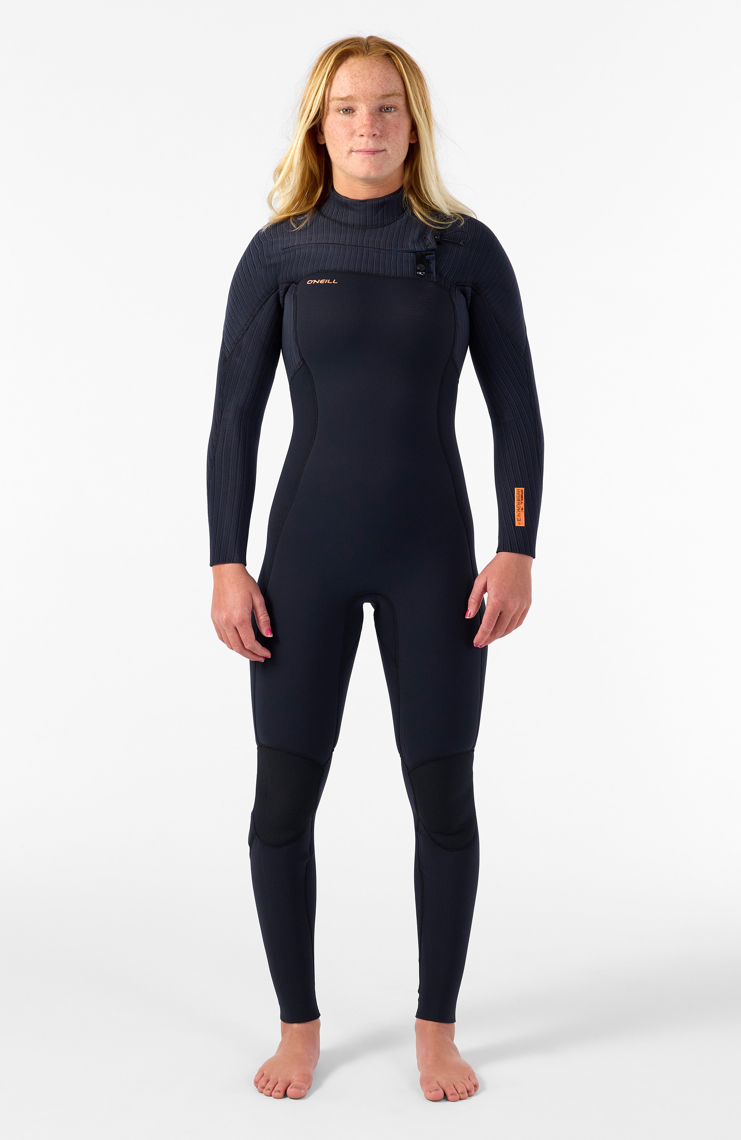 O'Neill Hyperfreak 5/4mm Chest Zip Full Wetsuit Women – O'Neill BLACK/BLACK