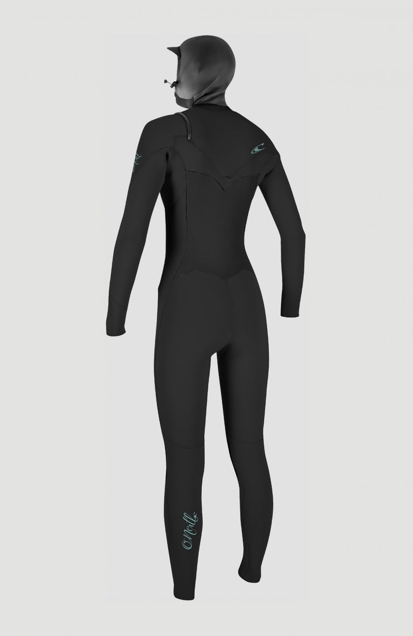 O'Neill Women Epic 6/5/4mm Chest Zip Full Wetsuit with Hood Women – O'Neill BLACK/BLACK