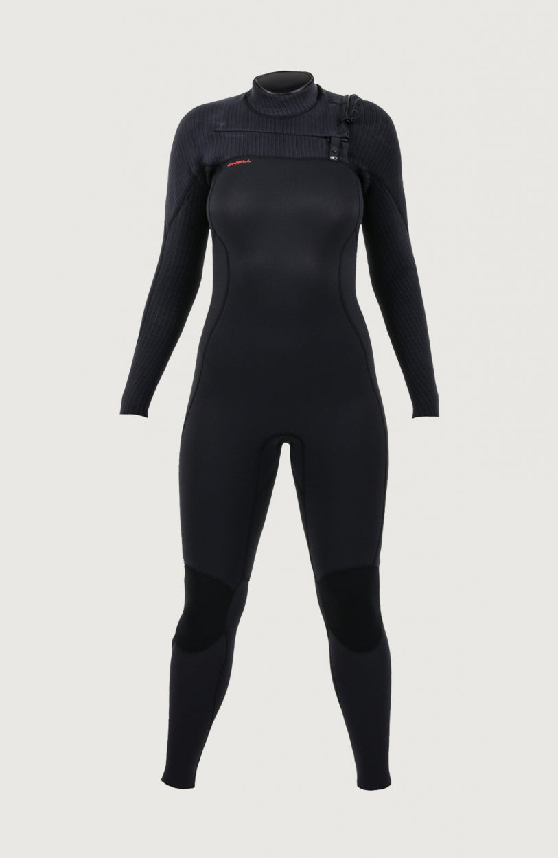O'Neill Hyperfreak 3/2mm Chest Zip Full Wetsuit Women – O'Neill BLACK/BLACK