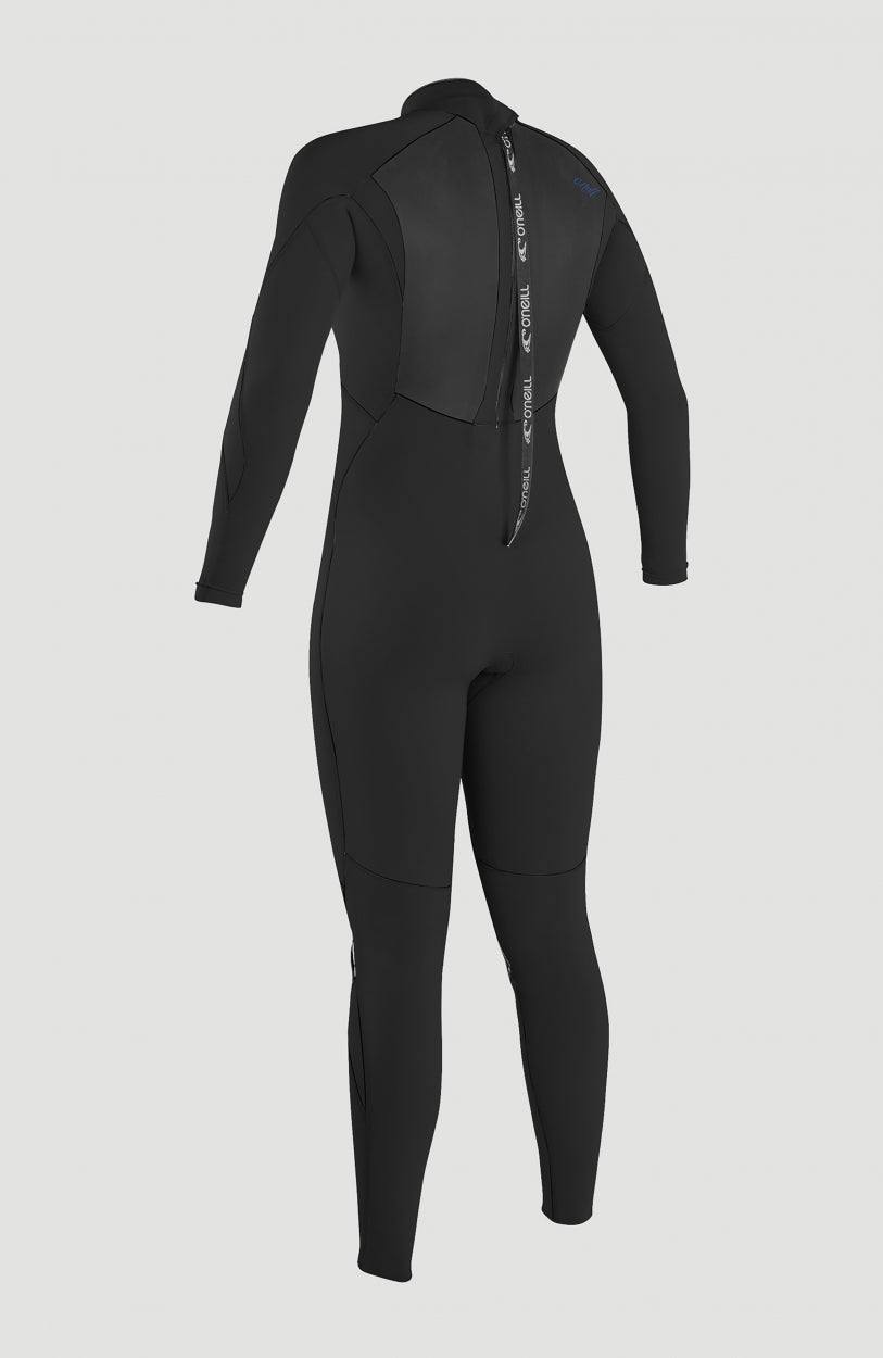 O'Neill Epic 3/2mm Back Zip Full Wetsuit Women – O'Neill A05 BLK/BLK/BLK