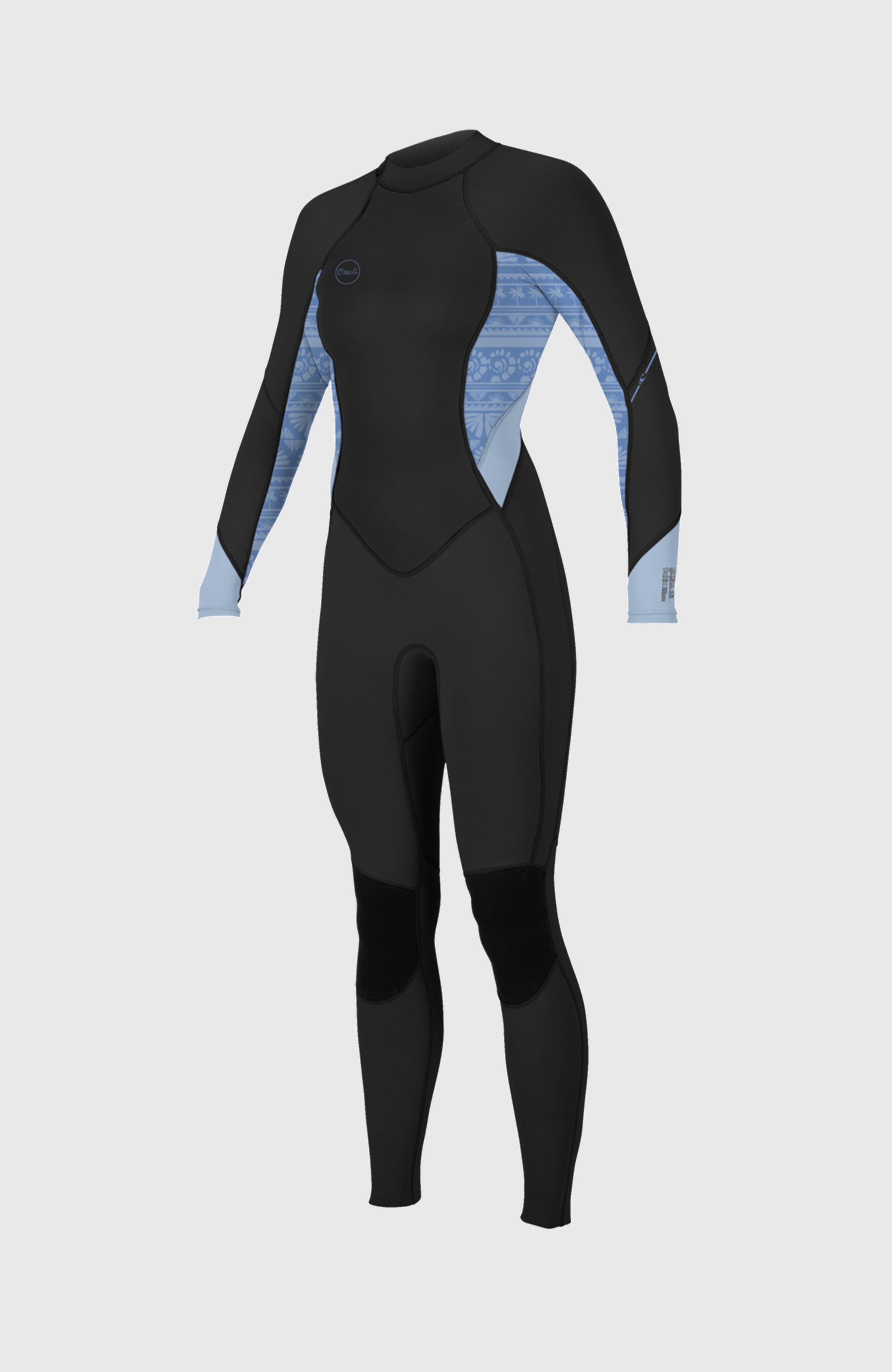 O'Neill Bahia 3/2mm Back Zip Full Wetsuit Women – O'Neill BLACK/SURFABSTRACT/CHAMBRAYBLU