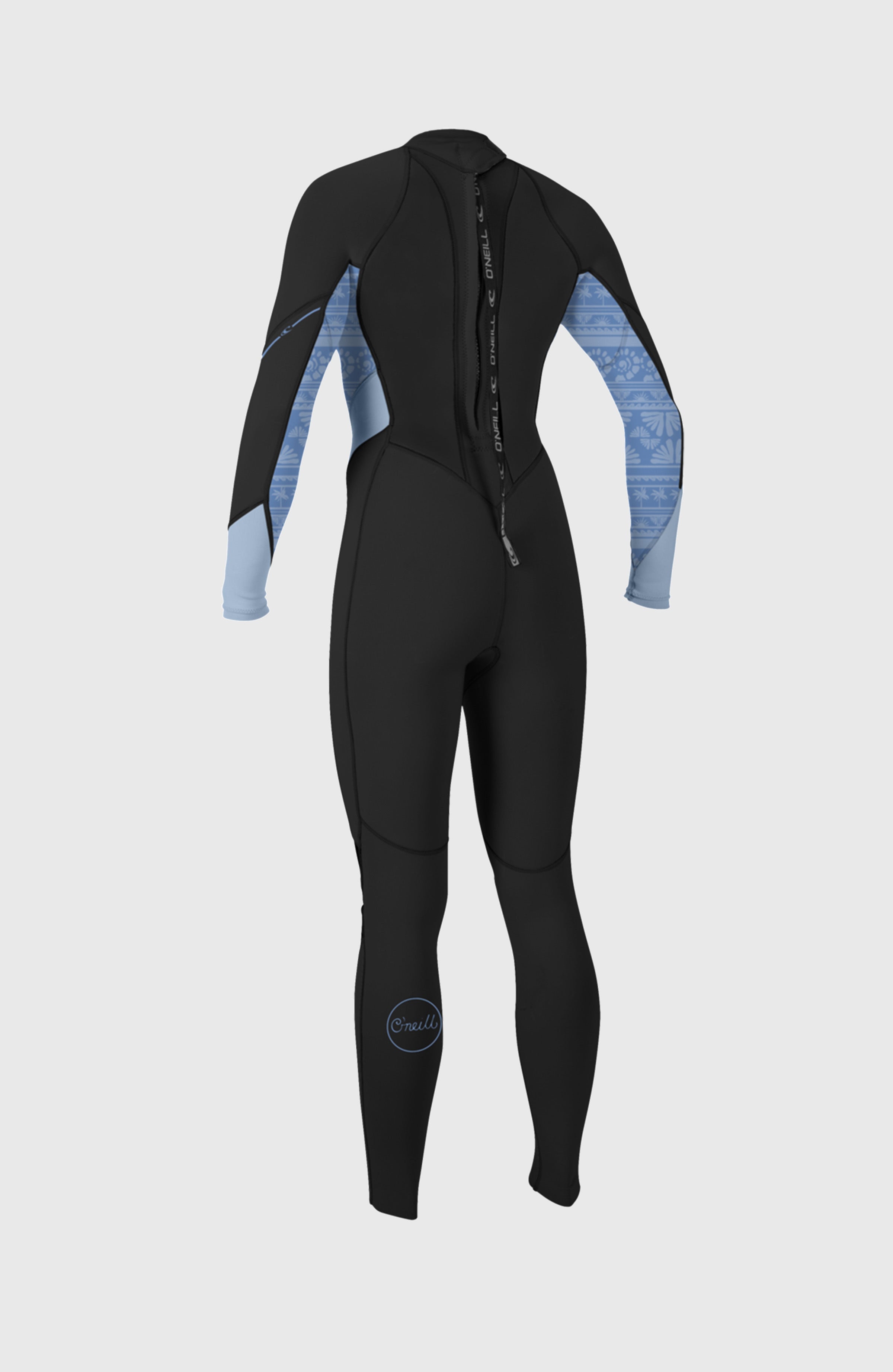 O'Neill Bahia 3/2mm Back Zip Full Wetsuit Women – O'Neill BLACK/SURFABSTRACT/CHAMBRAYBLU