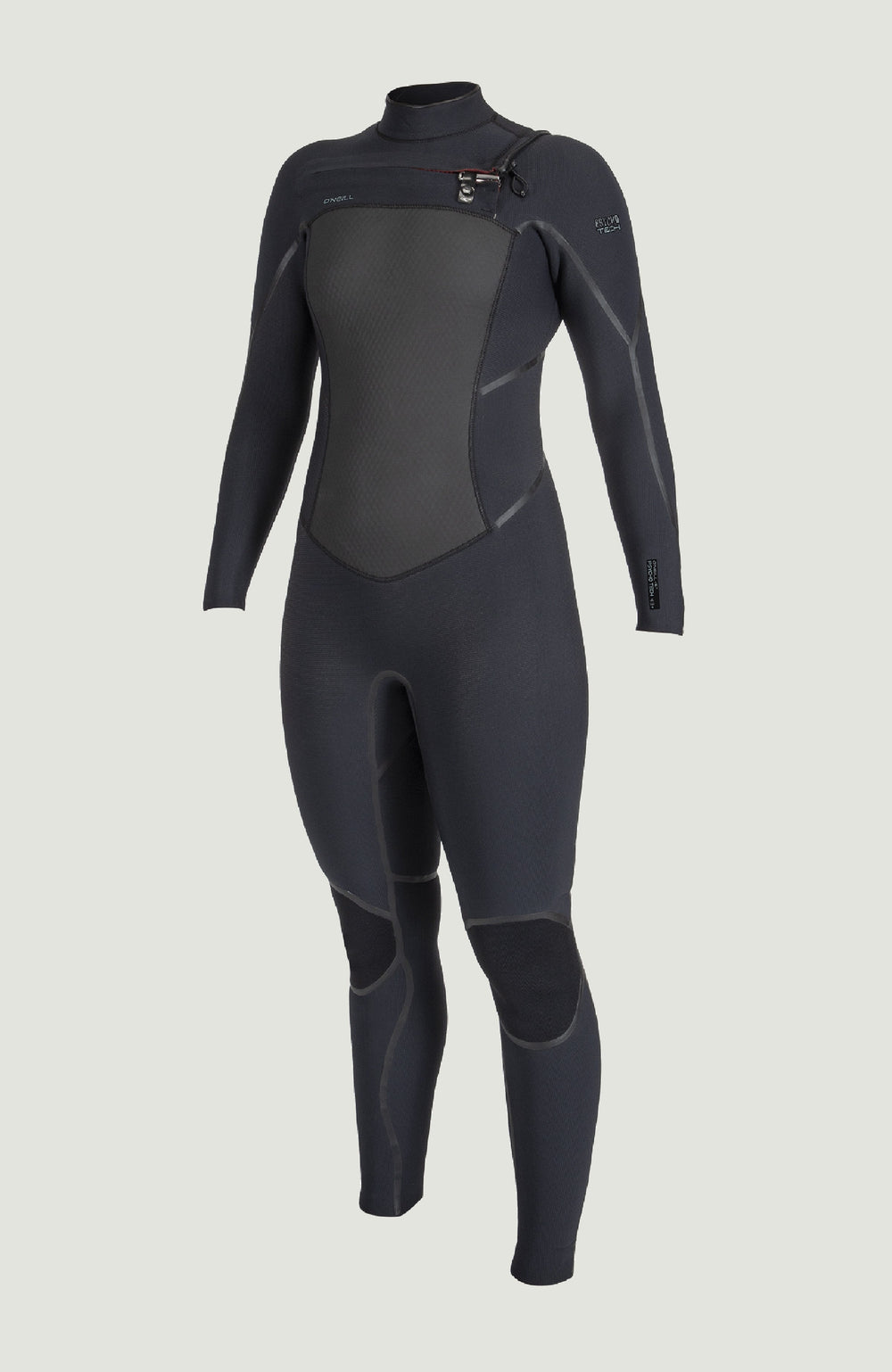 Psycho Tech 5/4mm Chest Zip Full Wetsuit BLACK/BLACK