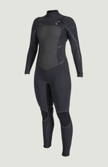 Psycho Tech 5/4mm Chest Zip Full Wetsuit BLACK/BLACK