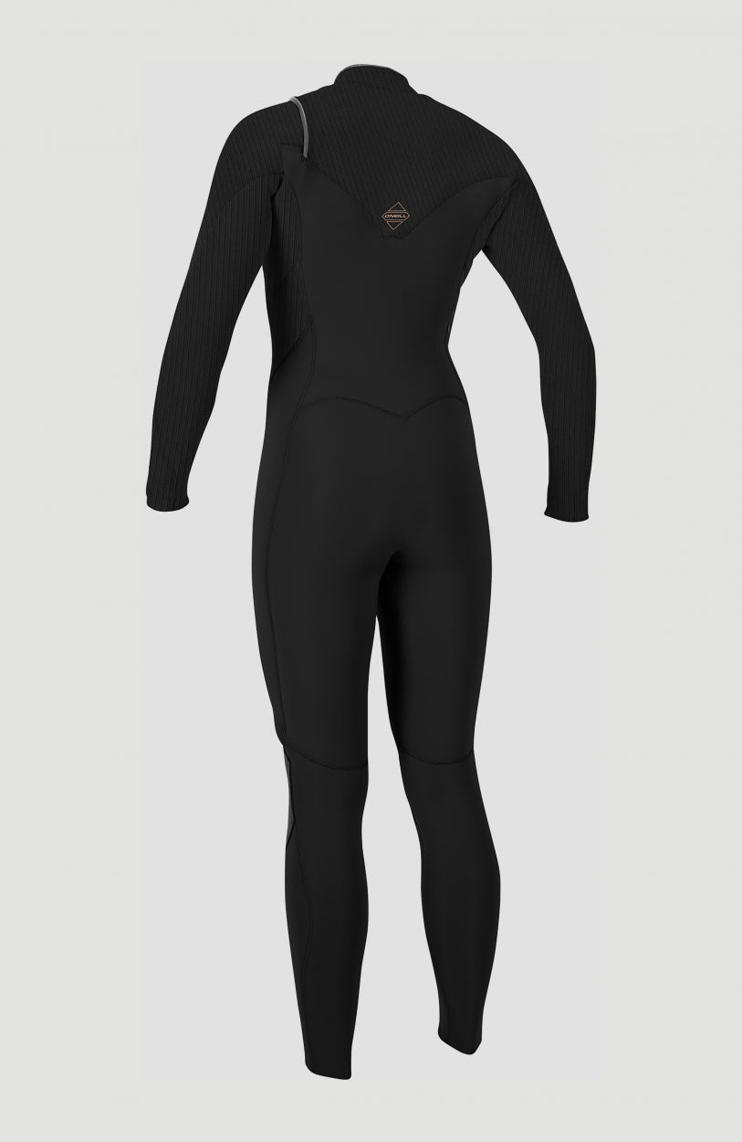 O'Neill Women Hyperfreak 4/3mm Chest Zip Full Wetsuit Women – O'Neill BLACK/BLACK