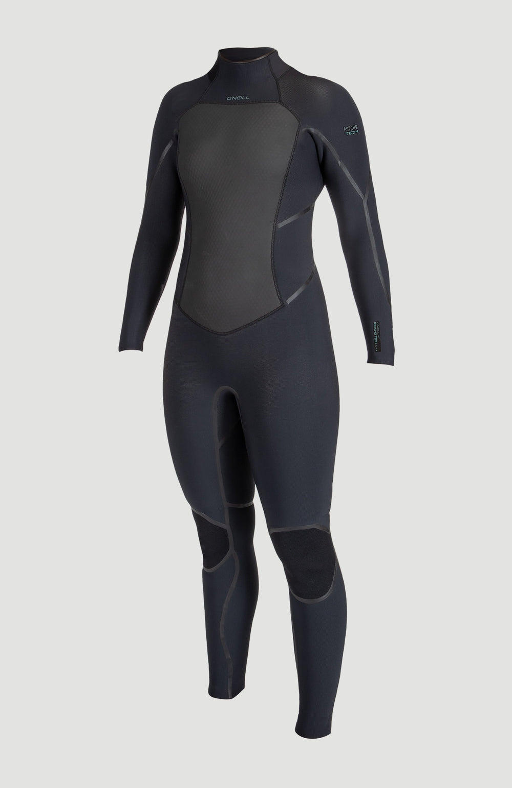 Psycho Tech 5/4mm Back Zip Full Wetsuit BLACK/BLACK
