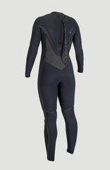 Psycho Tech 5/4mm Back Zip Full Wetsuit BLACK/BLACK