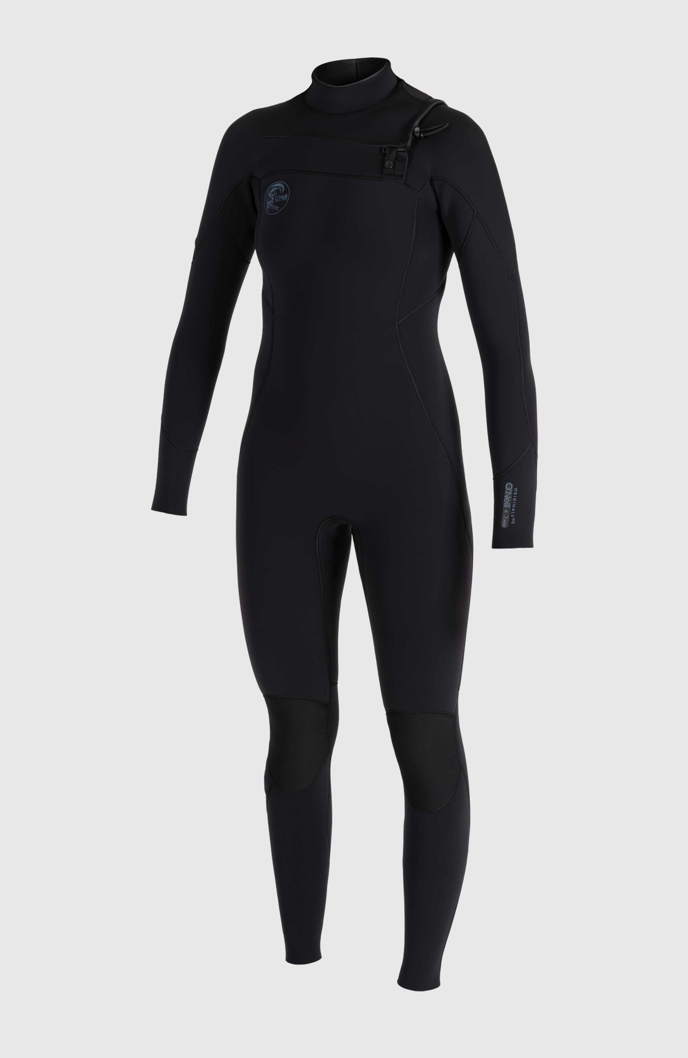 O'Riginals RG8 4/3mm Chest Zip Full Wetsuit A05 BLK/BLK/BLK