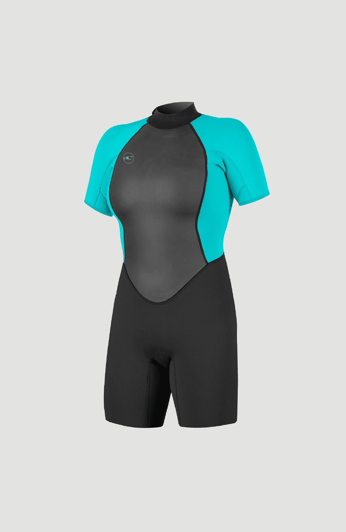O'Neill Reactor-2 2mm Back Zip Shortsleeve Spring Wetsuit Women – O'Neill BLK/LTAQUA