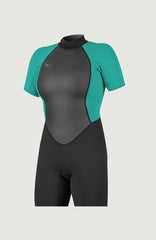 O'Neill Reactor-2 2mm Back Zip Shortsleeve Spring Wetsuit Women – O'Neill BLK/LTAQUA