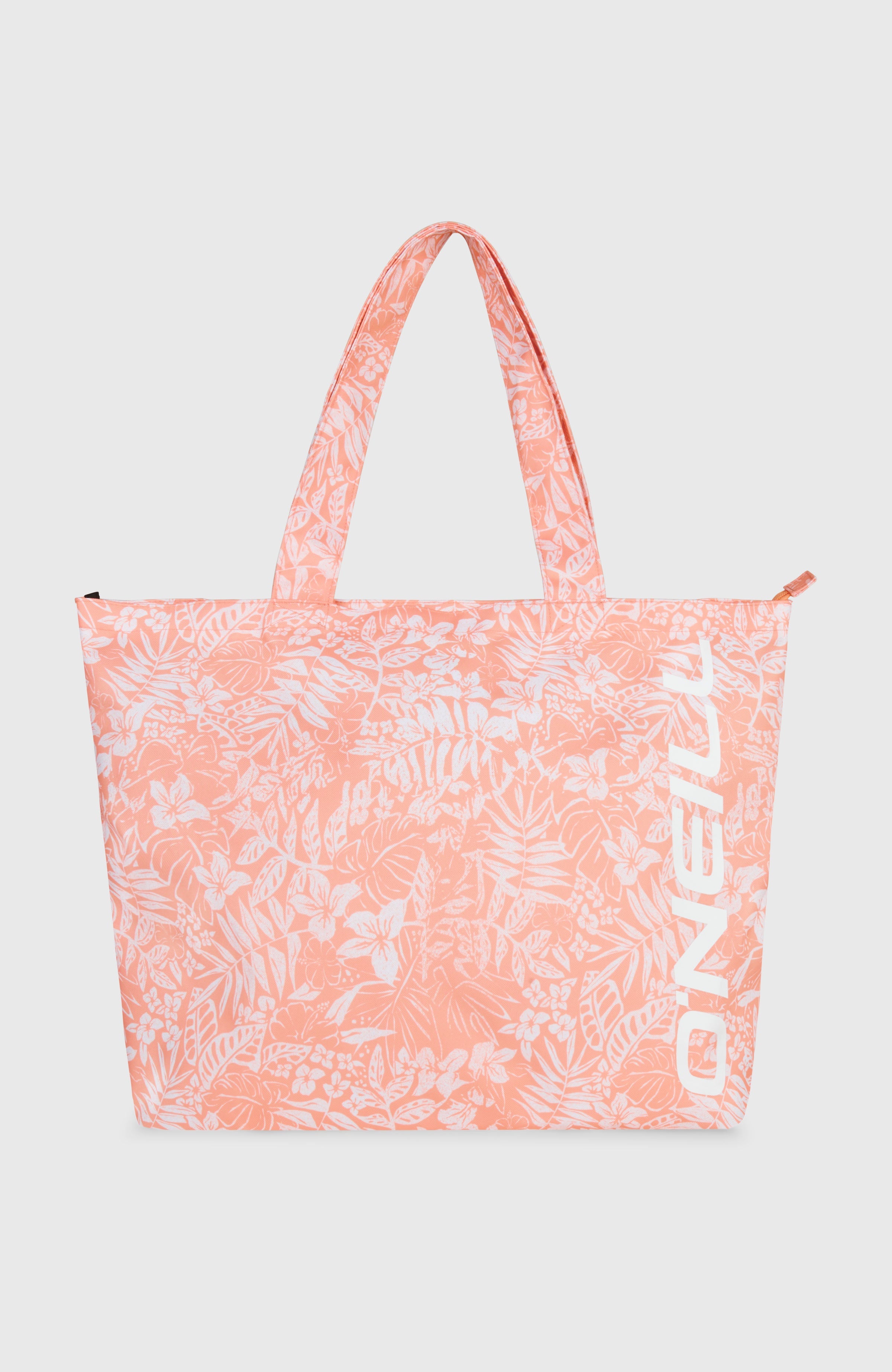 Coastal Print Tote Bag Peach Island Sky