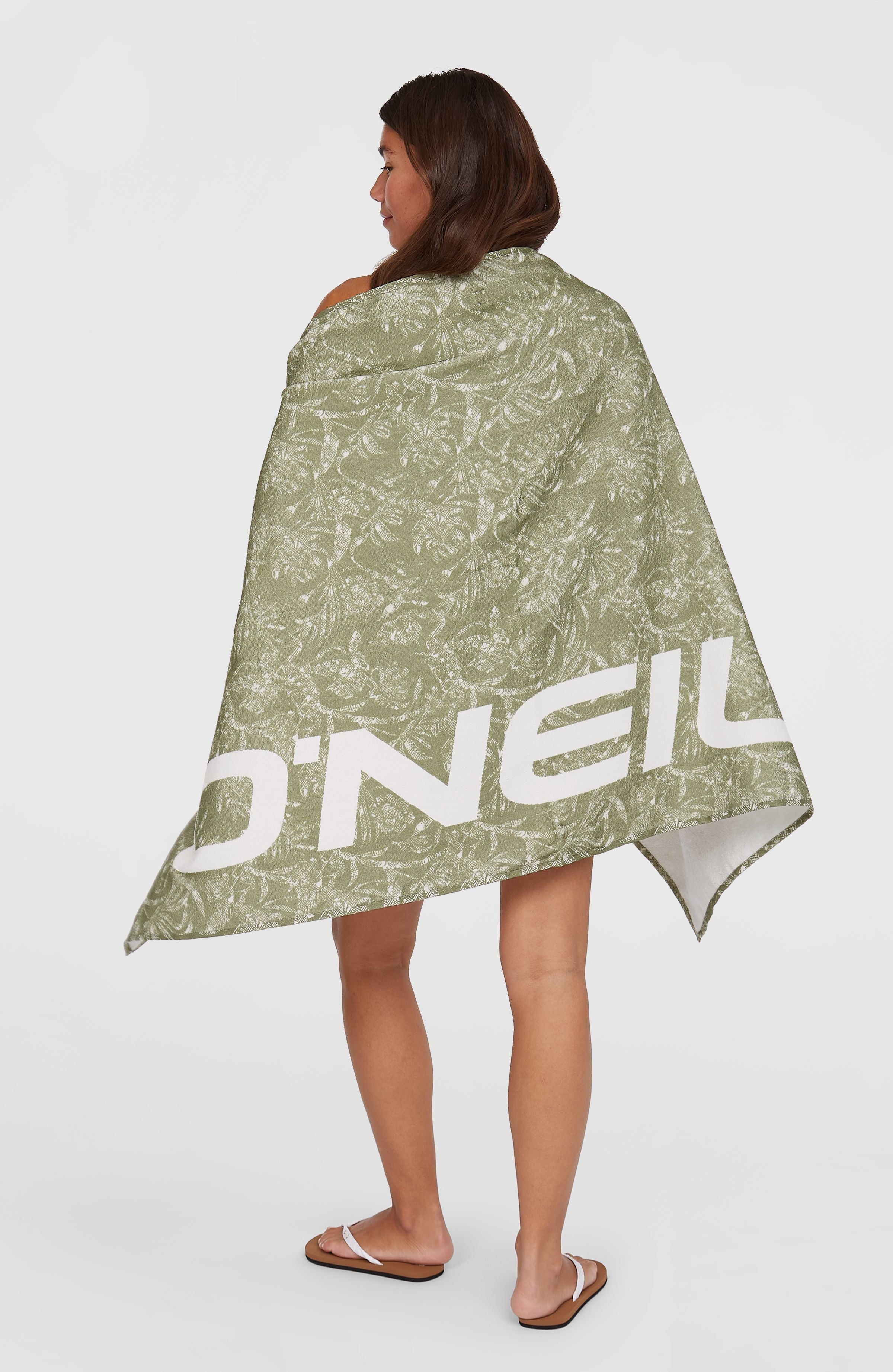 Seacoast Towel Green Textured Jungle