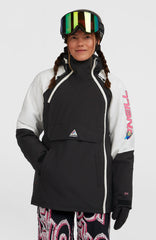FWC'Play Asymmetric Snow Jacket Black Out Colour Block