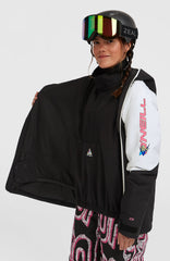 FWC'Play Asymmetric Snow Jacket Black Out Colour Block