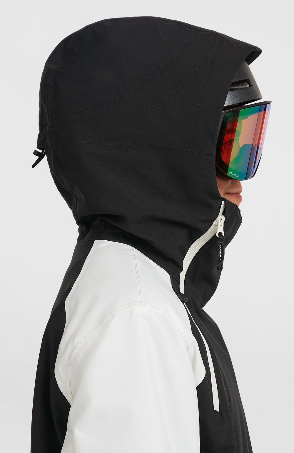 FWC'Play Asymmetric Snow Jacket Black Out Colour Block