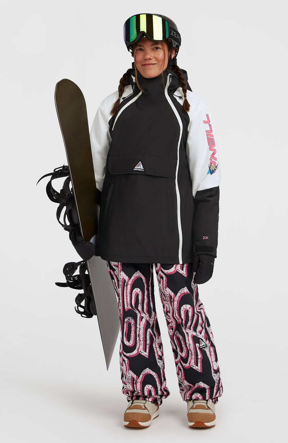 FWC'Play Asymmetric Snow Jacket Black Out Colour Block