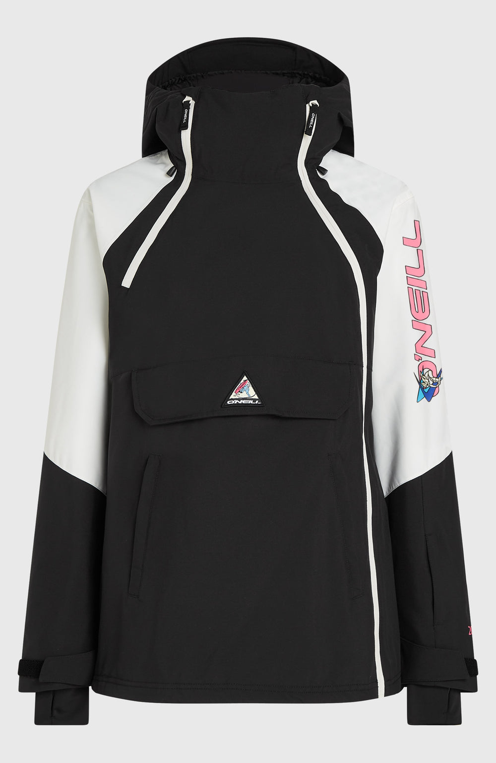 FWC'Play Asymmetric Snow Jacket Black Out Colour Block
