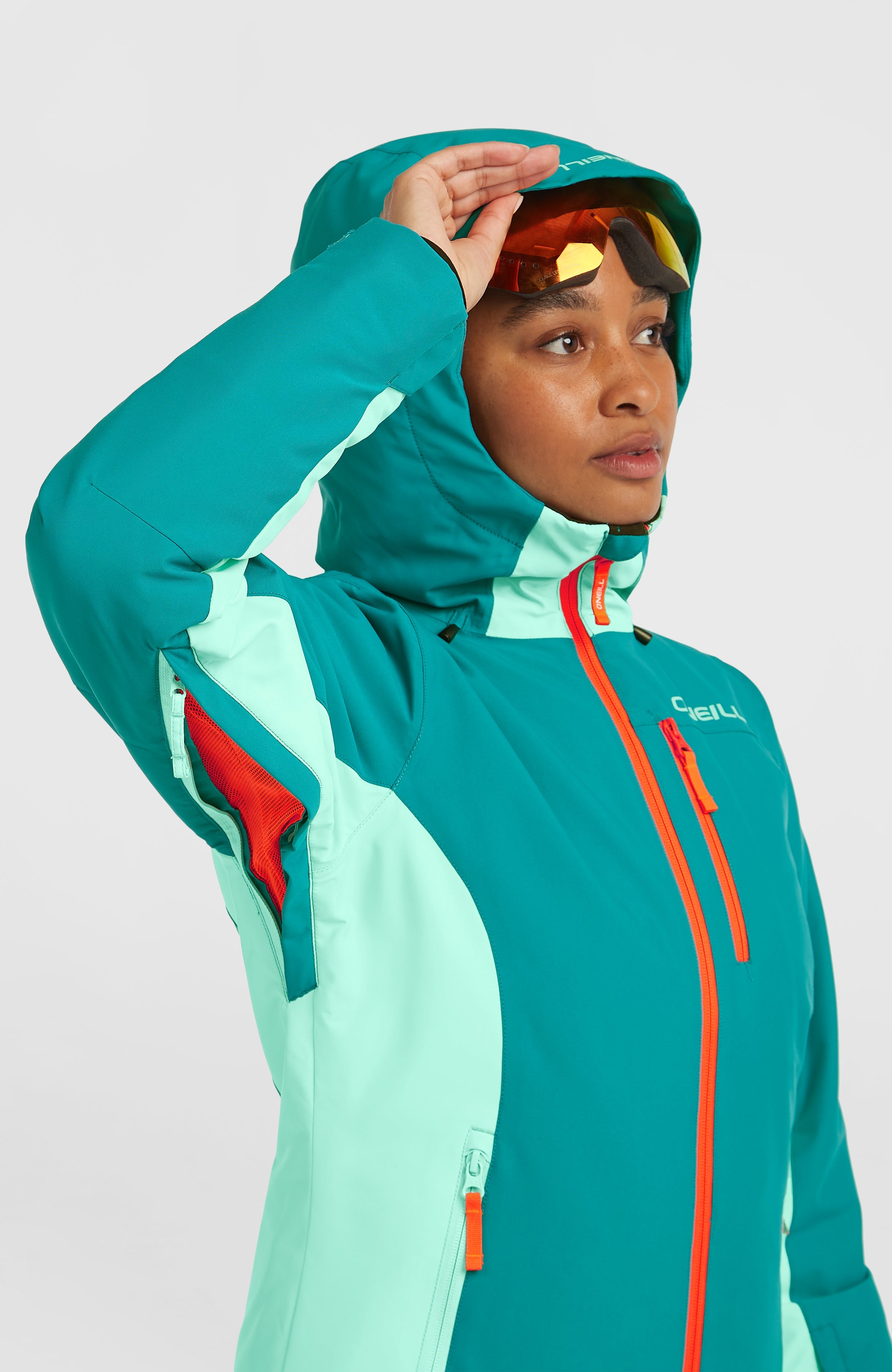 FWC'Cruz Duo Snow Jacket Island Breeze Colour Block