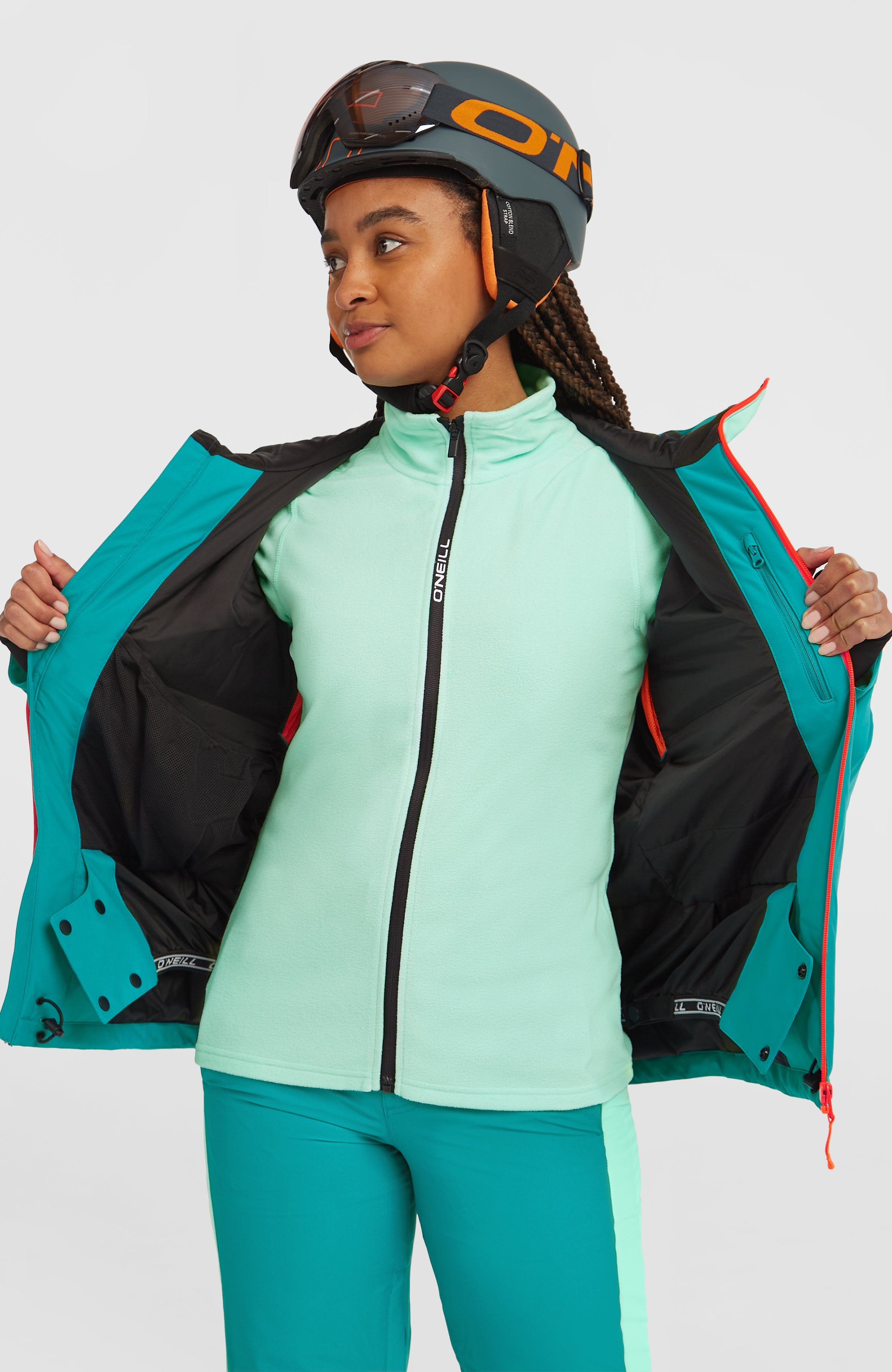 FWC'Cruz Duo Snow Jacket Island Breeze Colour Block