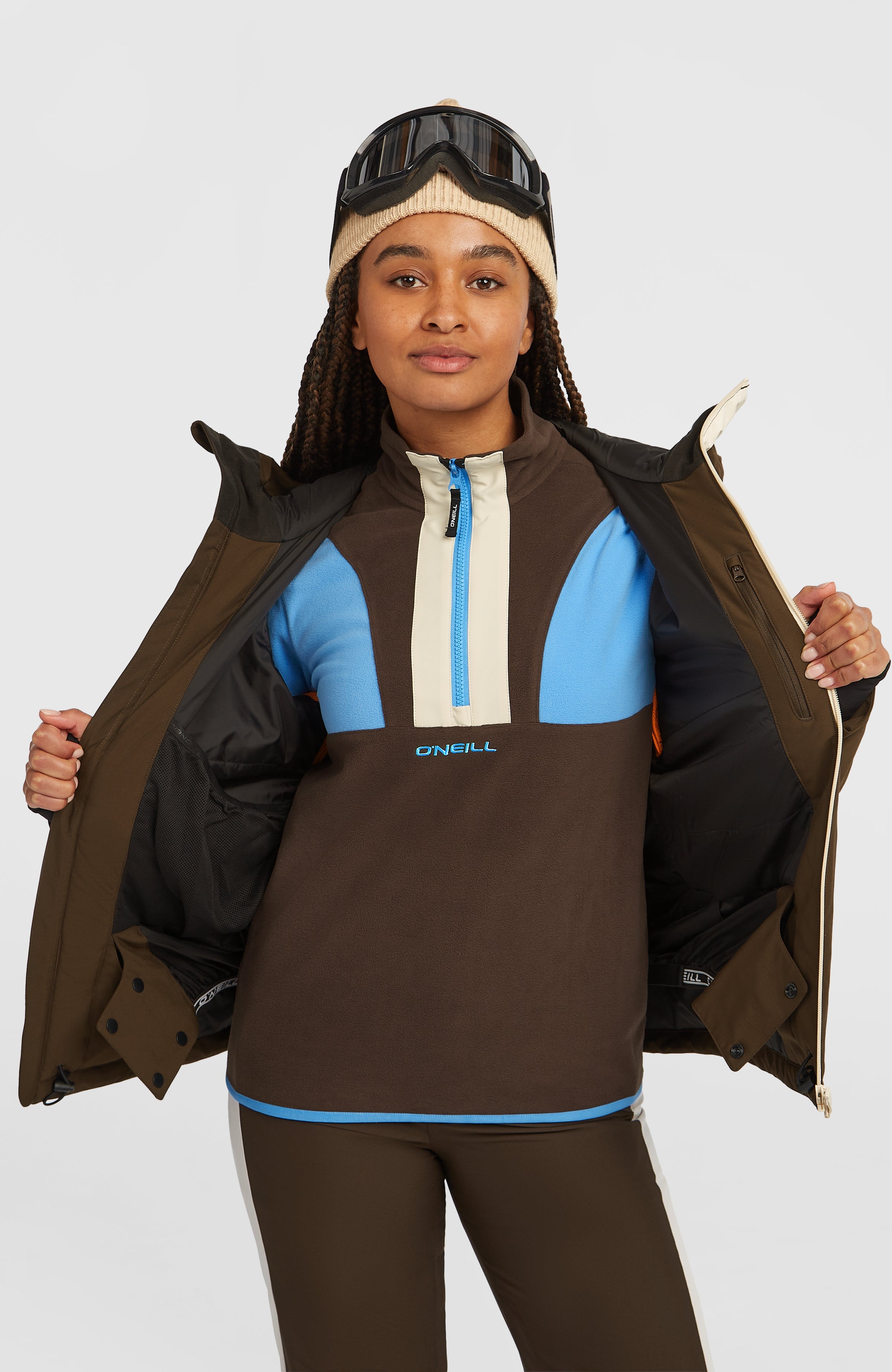 FWC'Cruz Duo Snow Jacket Coffee Bean Colour Block