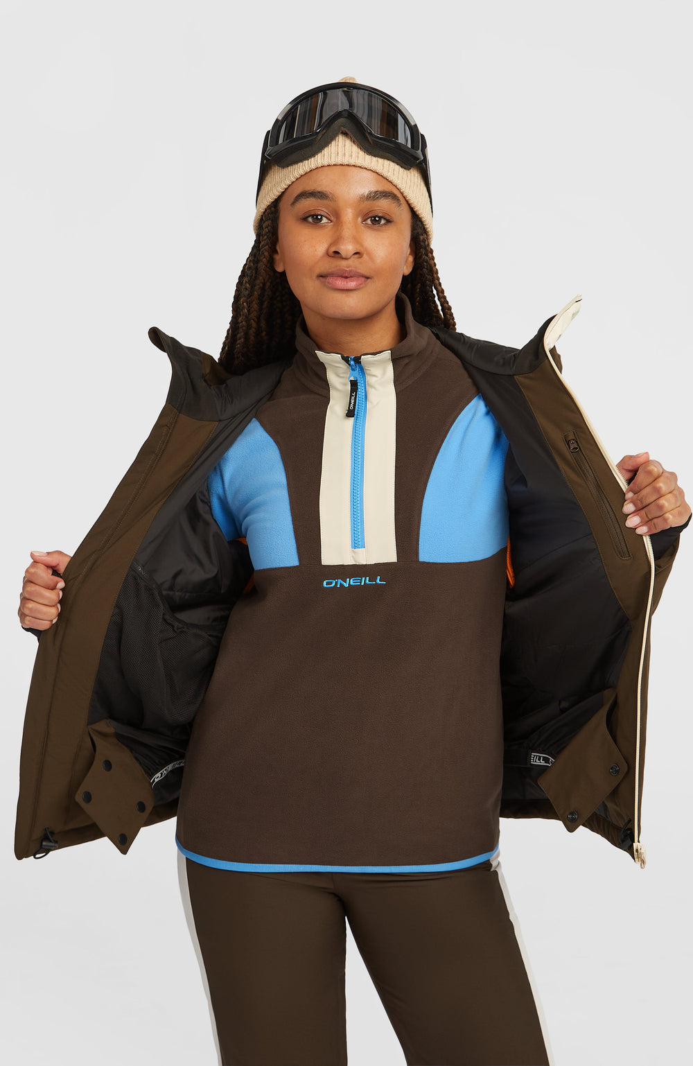 FWC'Cruz Duo Snow Jacket Coffee Bean Colour Block