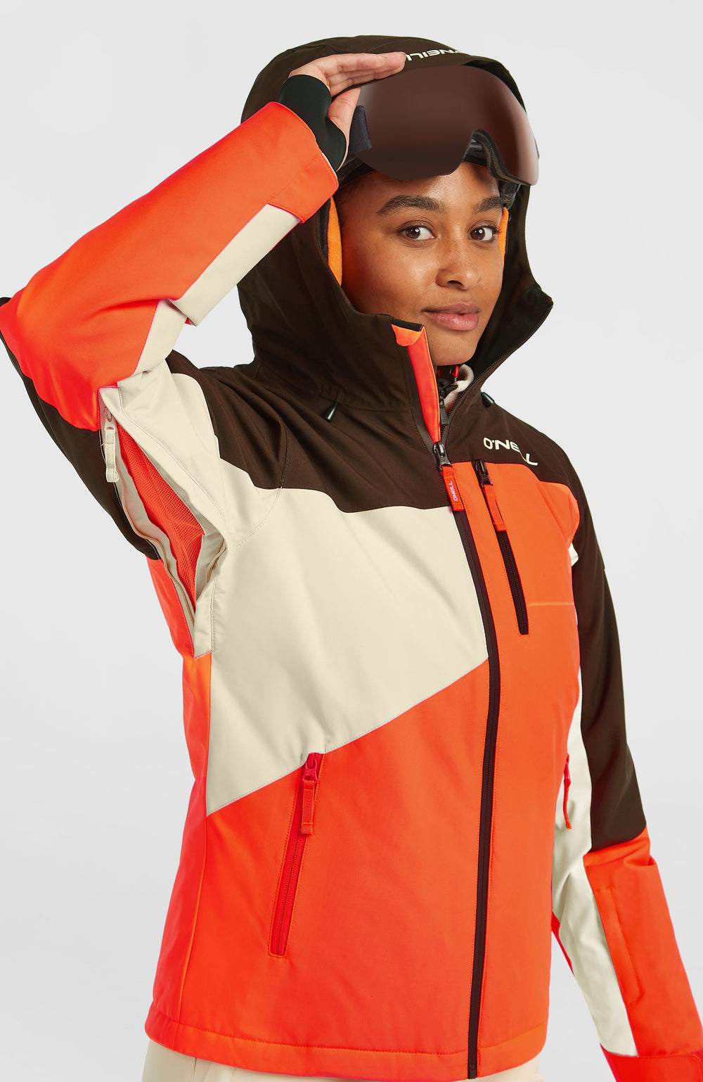 FWC'Cruz Triple Snow Jacket Coffee Bean Colour Block