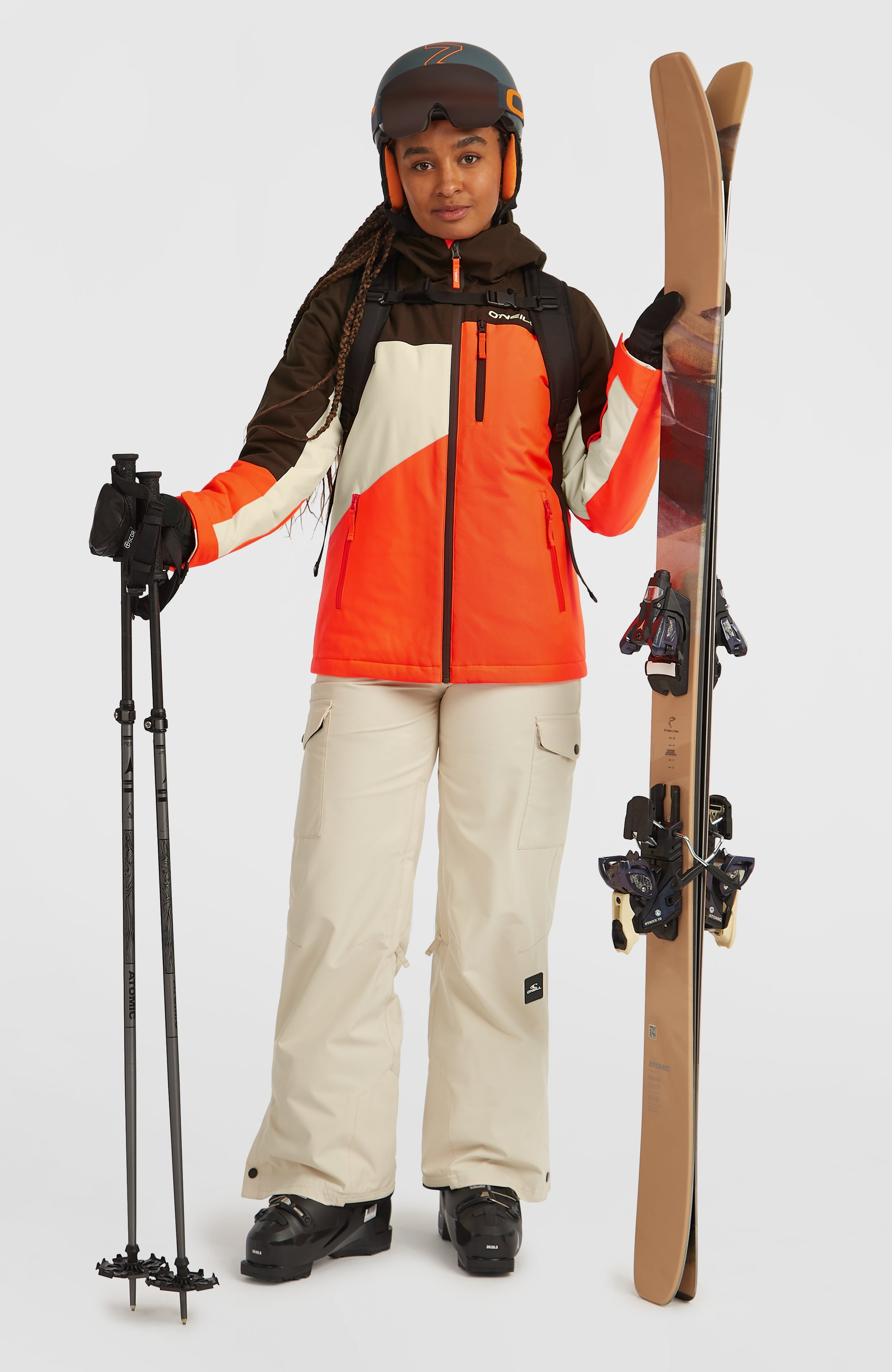 FWC'Cruz Triple Snow Jacket Coffee Bean Colour Block