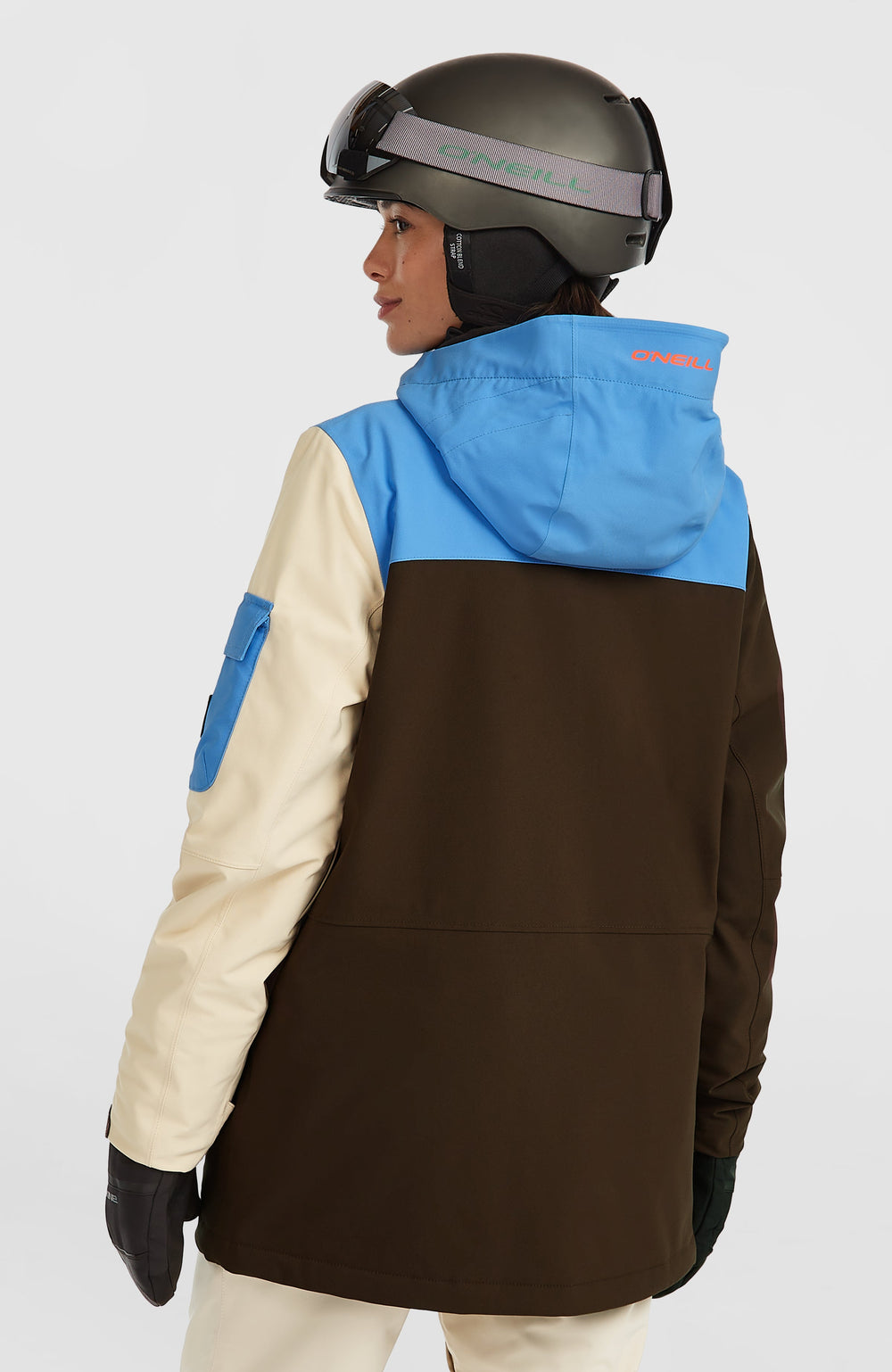 FWC'Peak Pro Snow Jacket Blue Poppy Colour Block