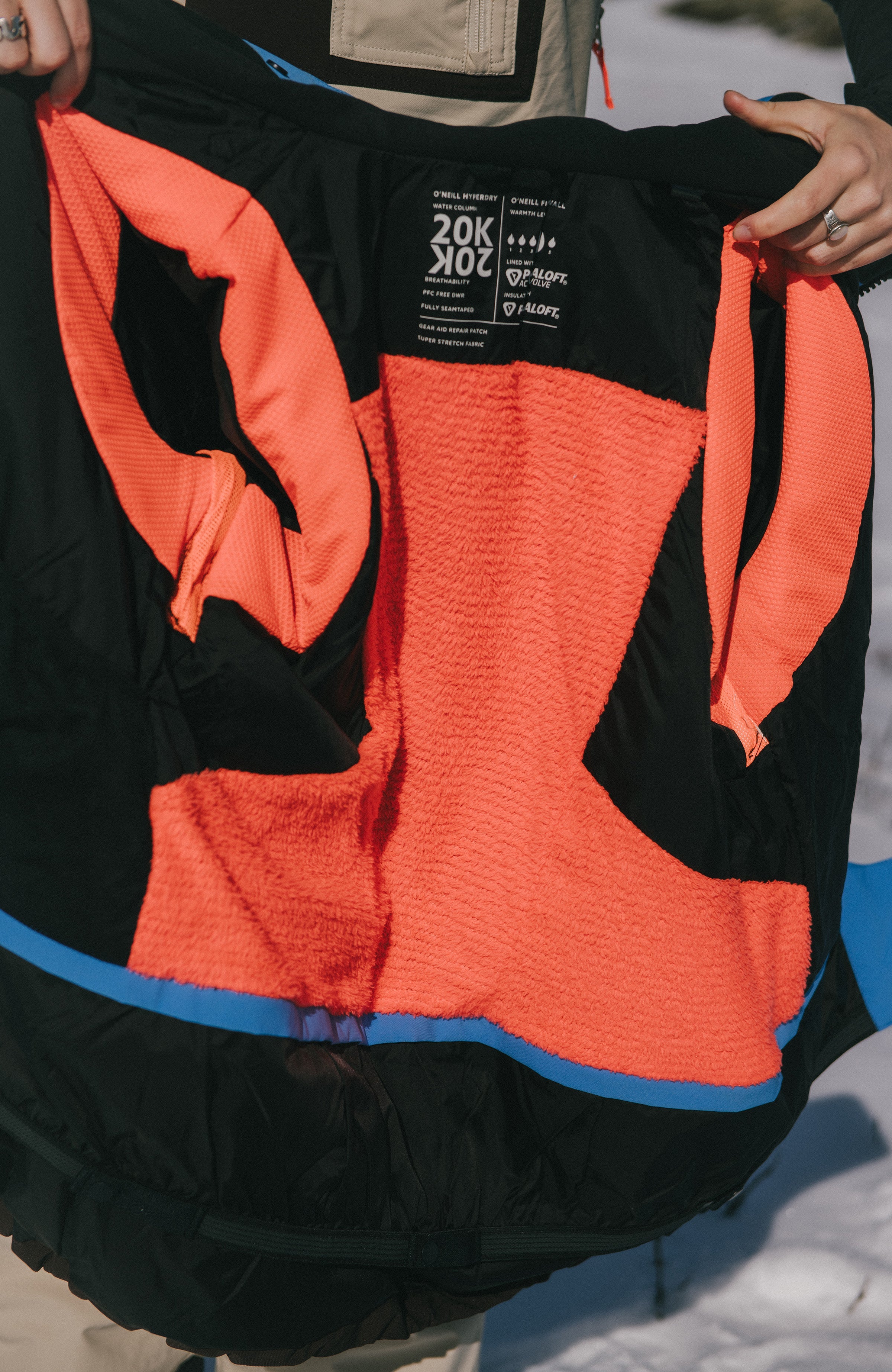 FWC'Peak Pro Snow Jacket Blue Poppy Colour Block