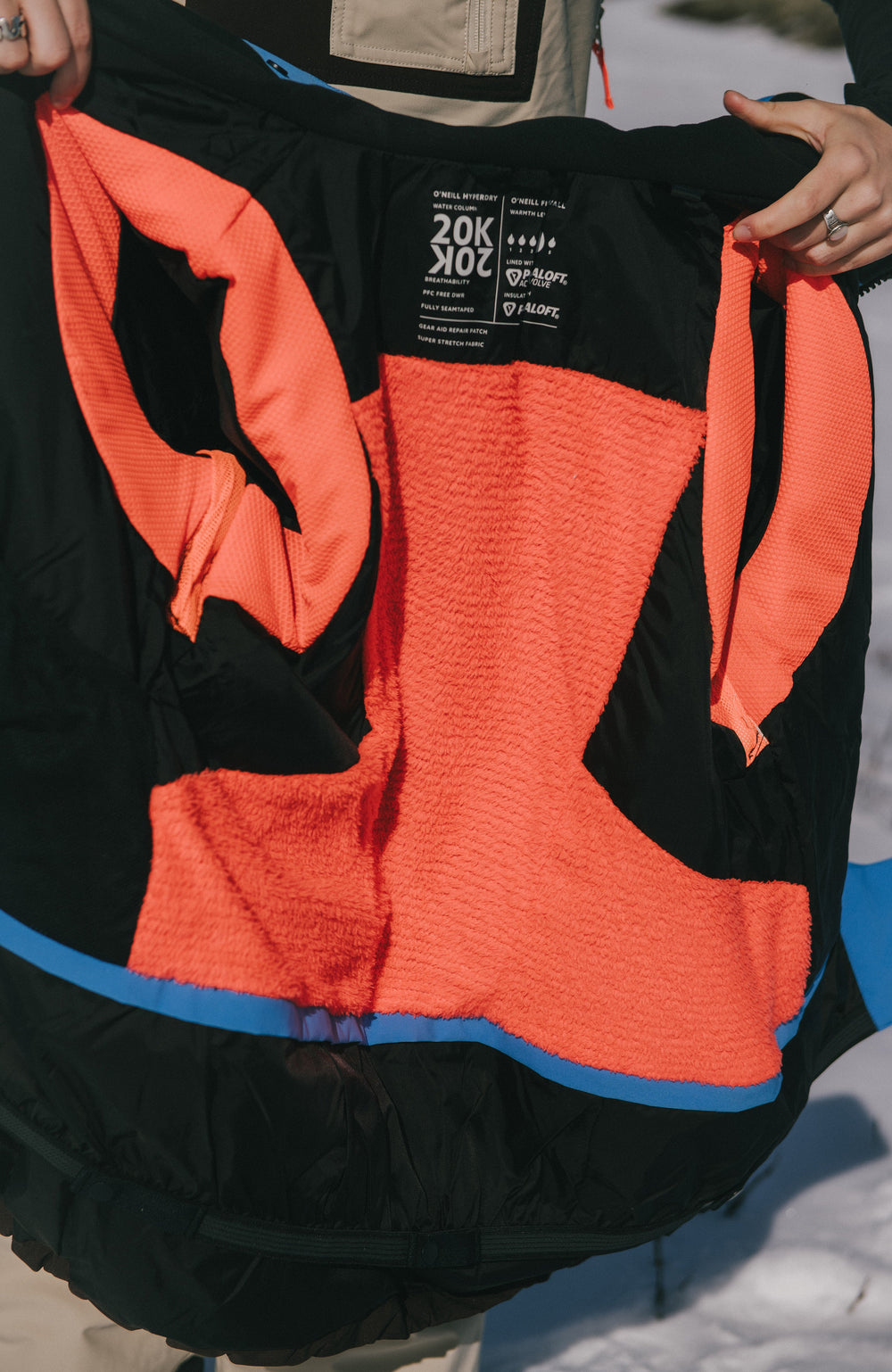 FWC'Peak Pro Snow Jacket Blue Poppy Colour Block