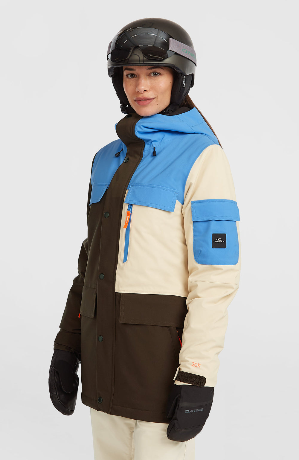 FWC'Peak Pro Snow Jacket Blue Poppy Colour Block