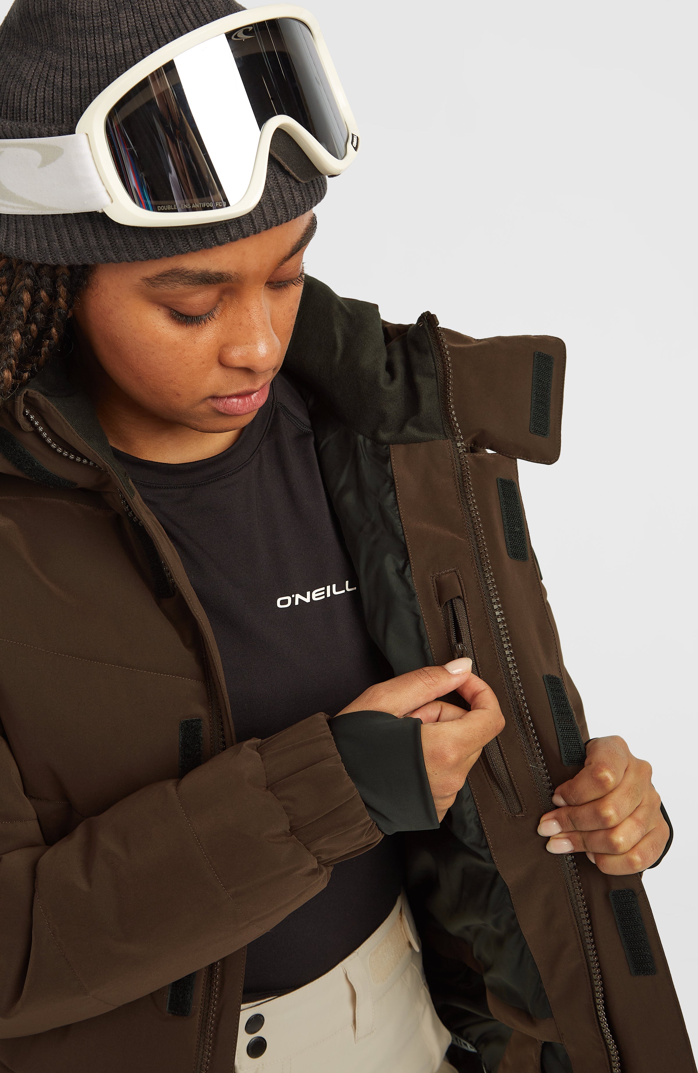 FWC'Cruz Hybrid Puffer Snow Jacket Coffee Bean