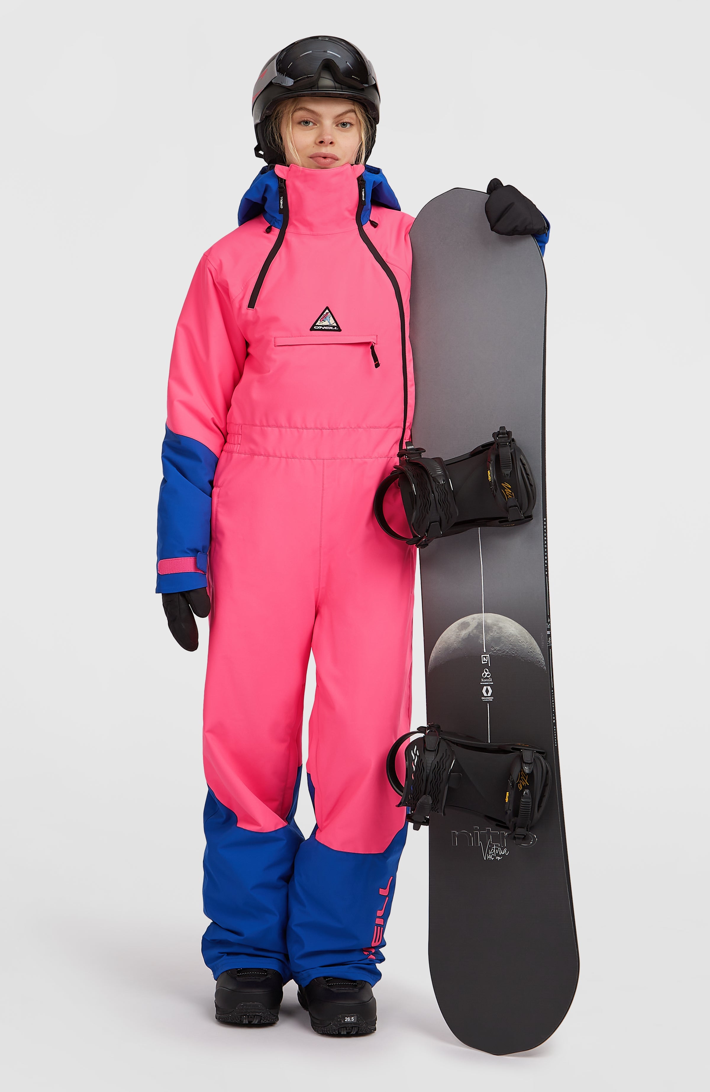 FWC'Play Snowsuit Skater Pink Colour Block