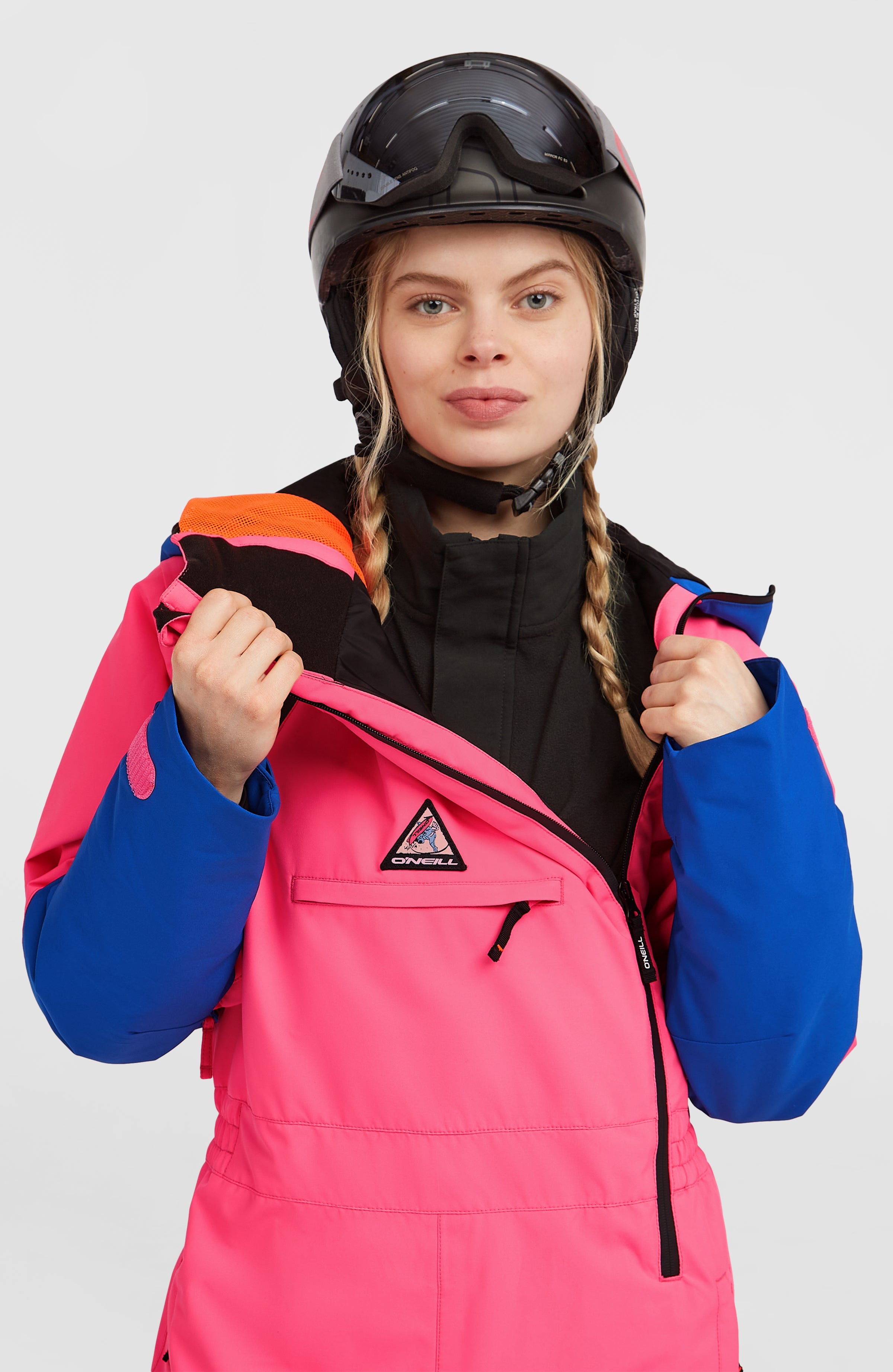 FWC'Play Snowsuit Skater Pink Colour Block