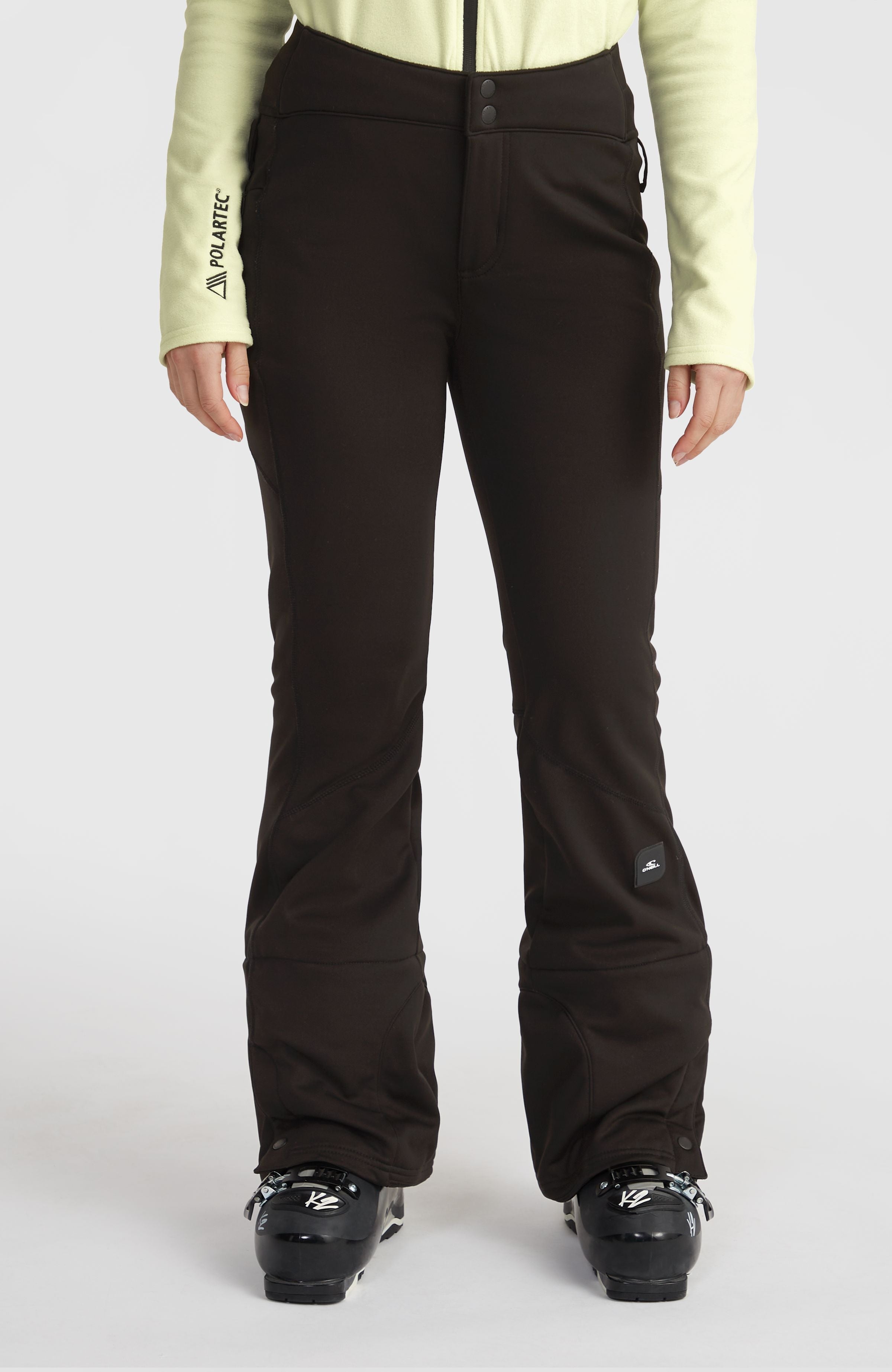 Blessed Softshell Hybrid Skinny Snow Pants Black Out