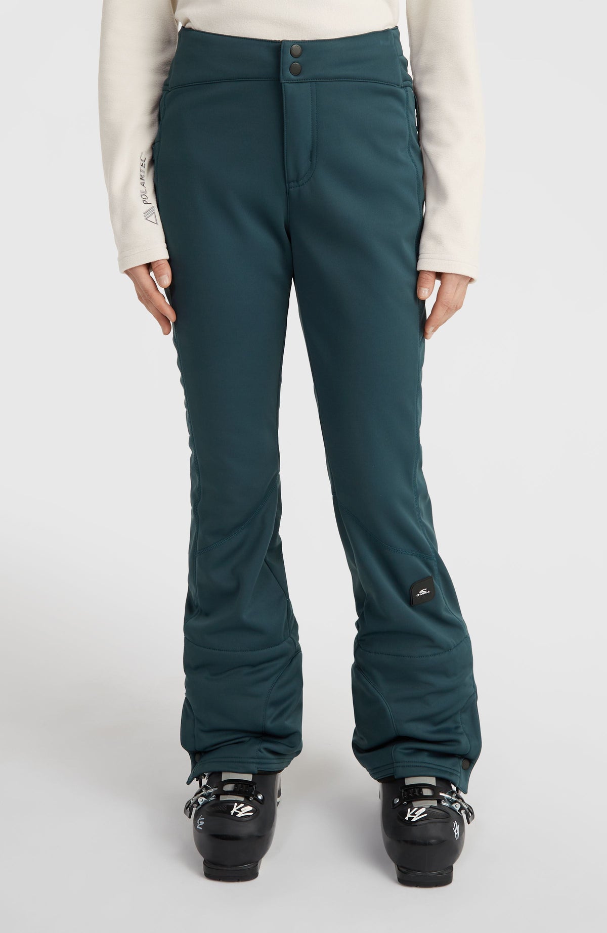 Blessed Softshell Hybrid Skinny Snow Pants Alma Steel